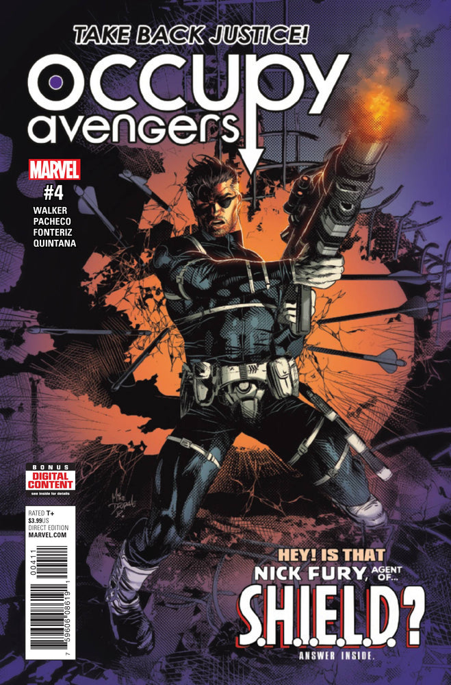 Occupy Avengers 4 Comic Book NM