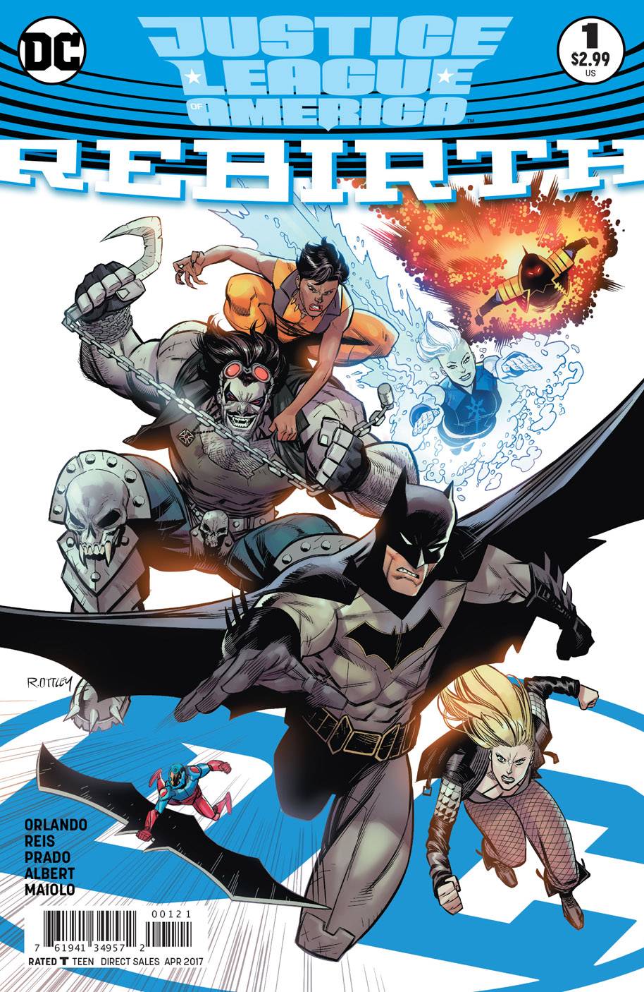 Justice League of America: Rebirth 1 Var A Comic Book NM