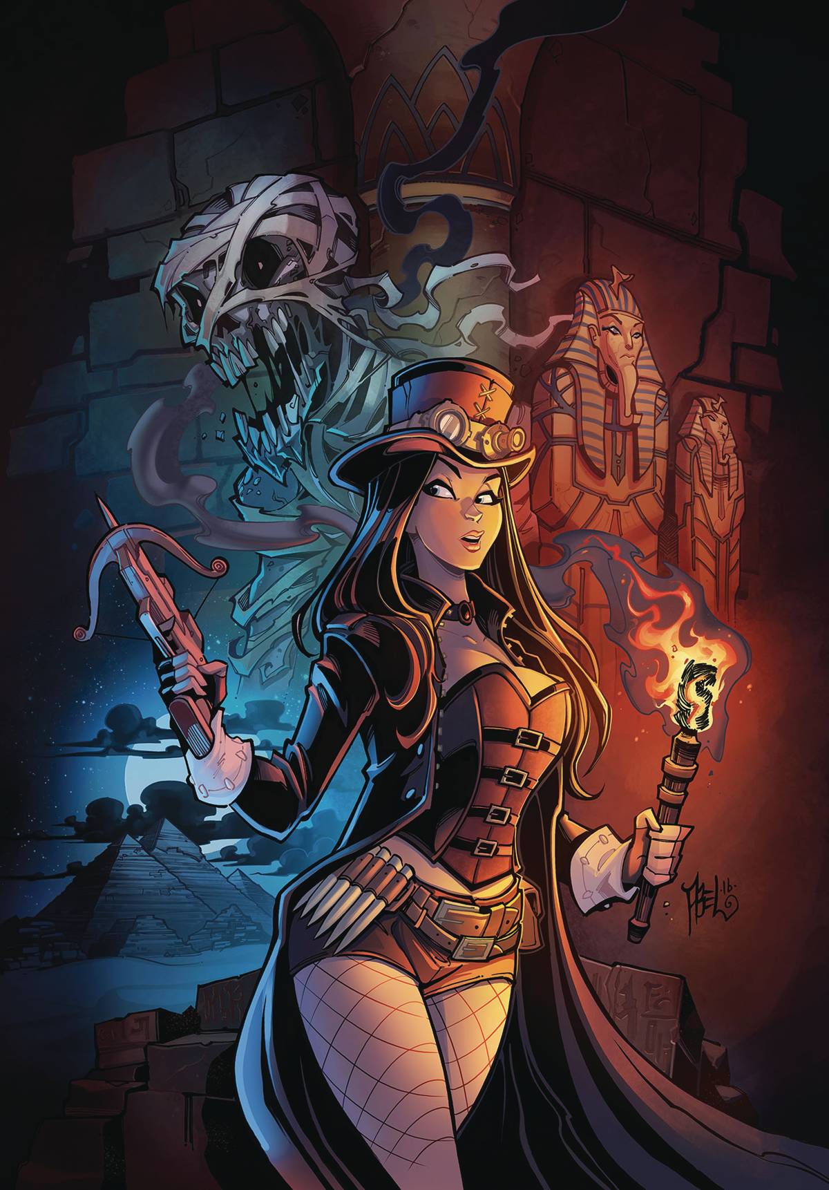 Van Helsing vs The Mummy of Amun-Ra 4 Var C Comic Book NM