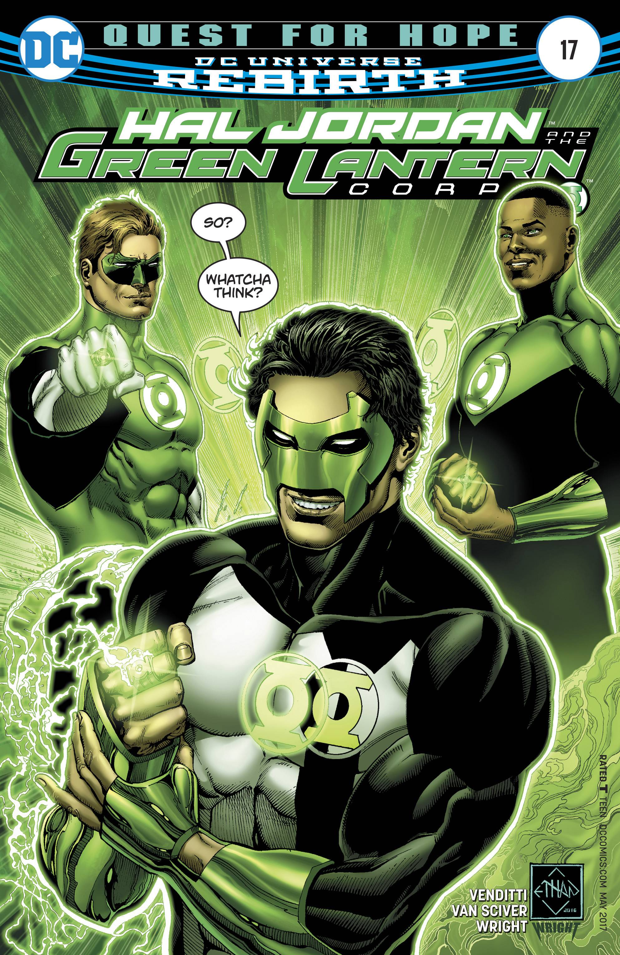 Hal Jordan & the Green Lantern Corps 17 Comic Book NM