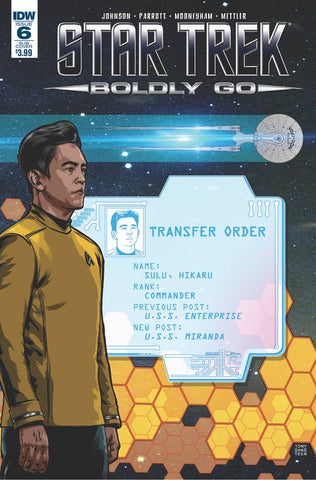 Star Trek: Boldly Go 6 Var A Comic Book NM