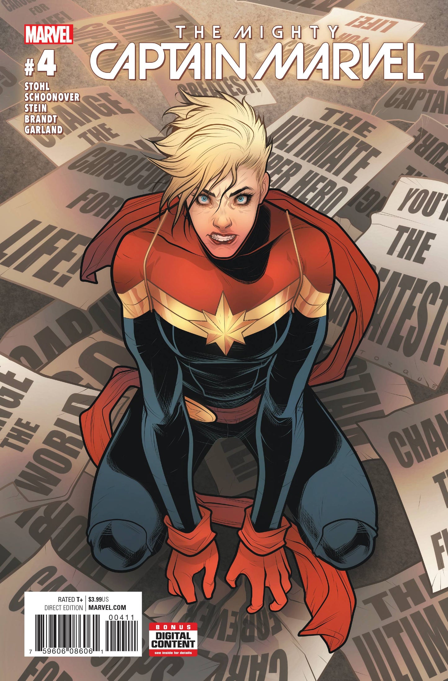 Mighty Captain Marvel 4 Comic Book NM