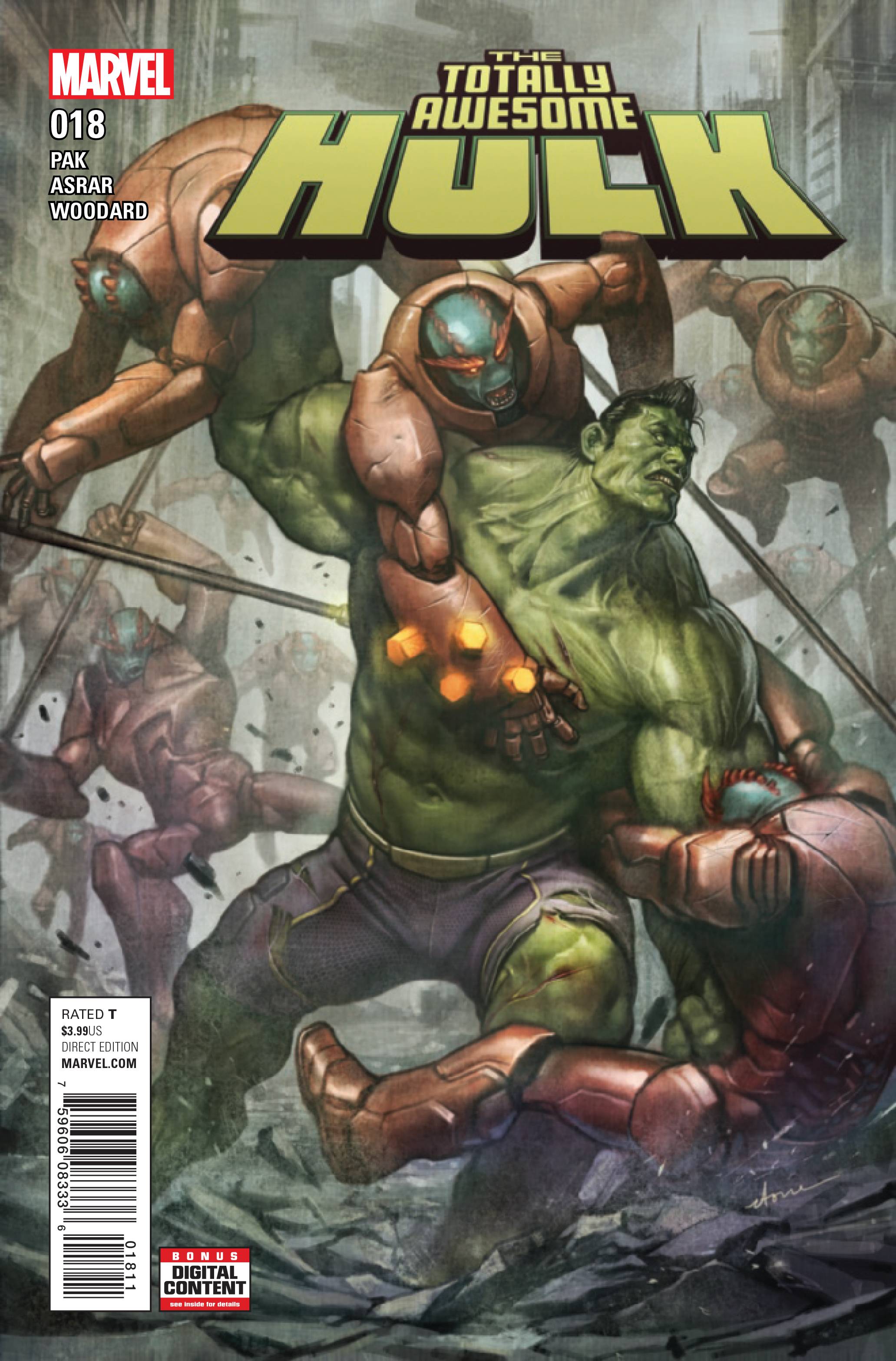 Totally Awesome Hulk 18 Comic Book NM