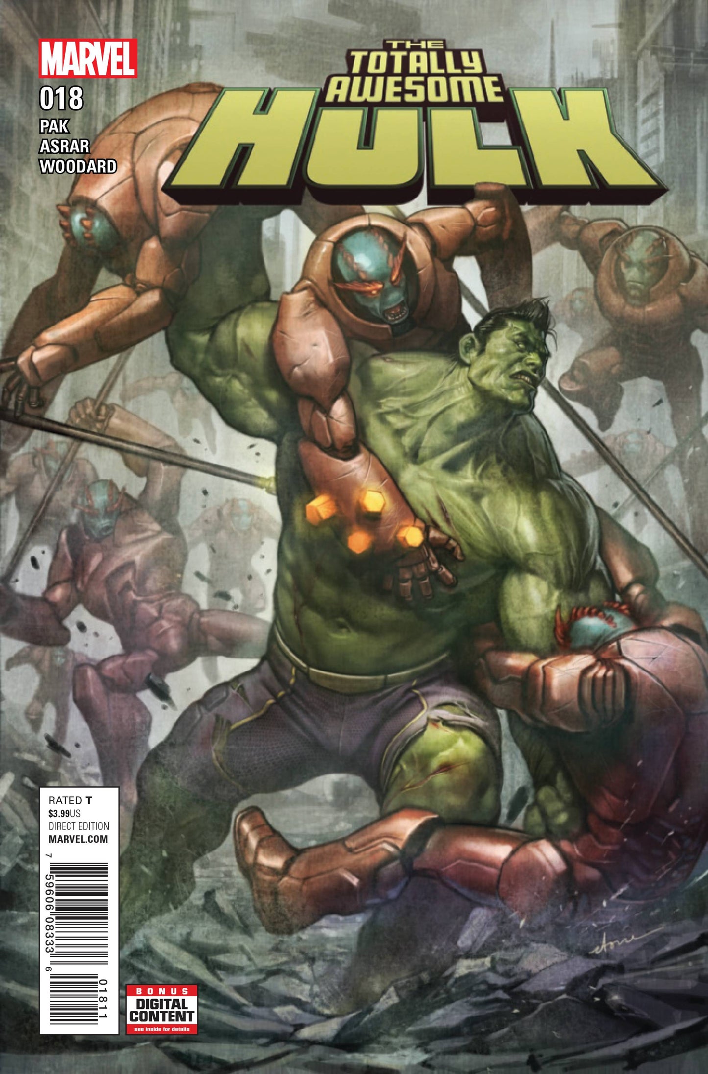 Totally Awesome Hulk 18 Comic Book NM