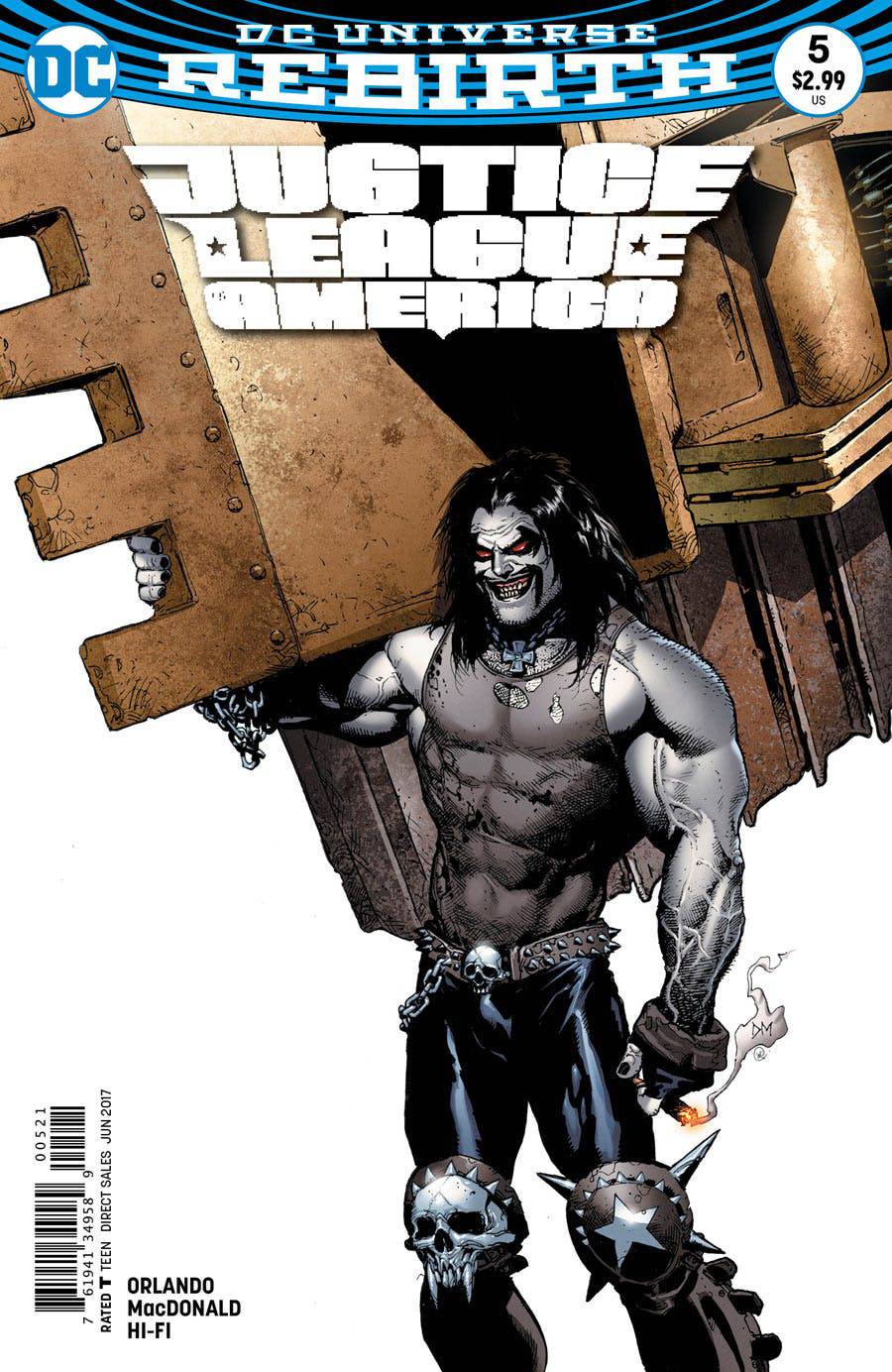 Justice League of America #5 Doug Mahnke Variant