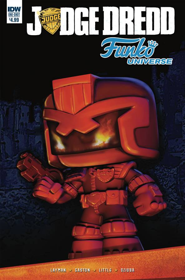 Judge Dredd Funko Universe 1 Var A Comic Book NM