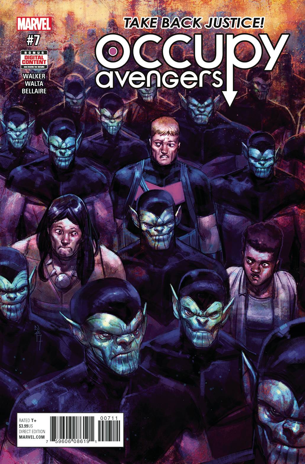 Occupy Avengers 7 Comic Book NM