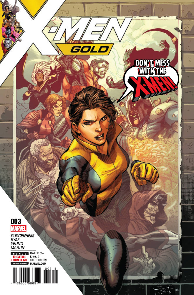 X-Men: Gold (2nd Series) 3 Comic Book NM