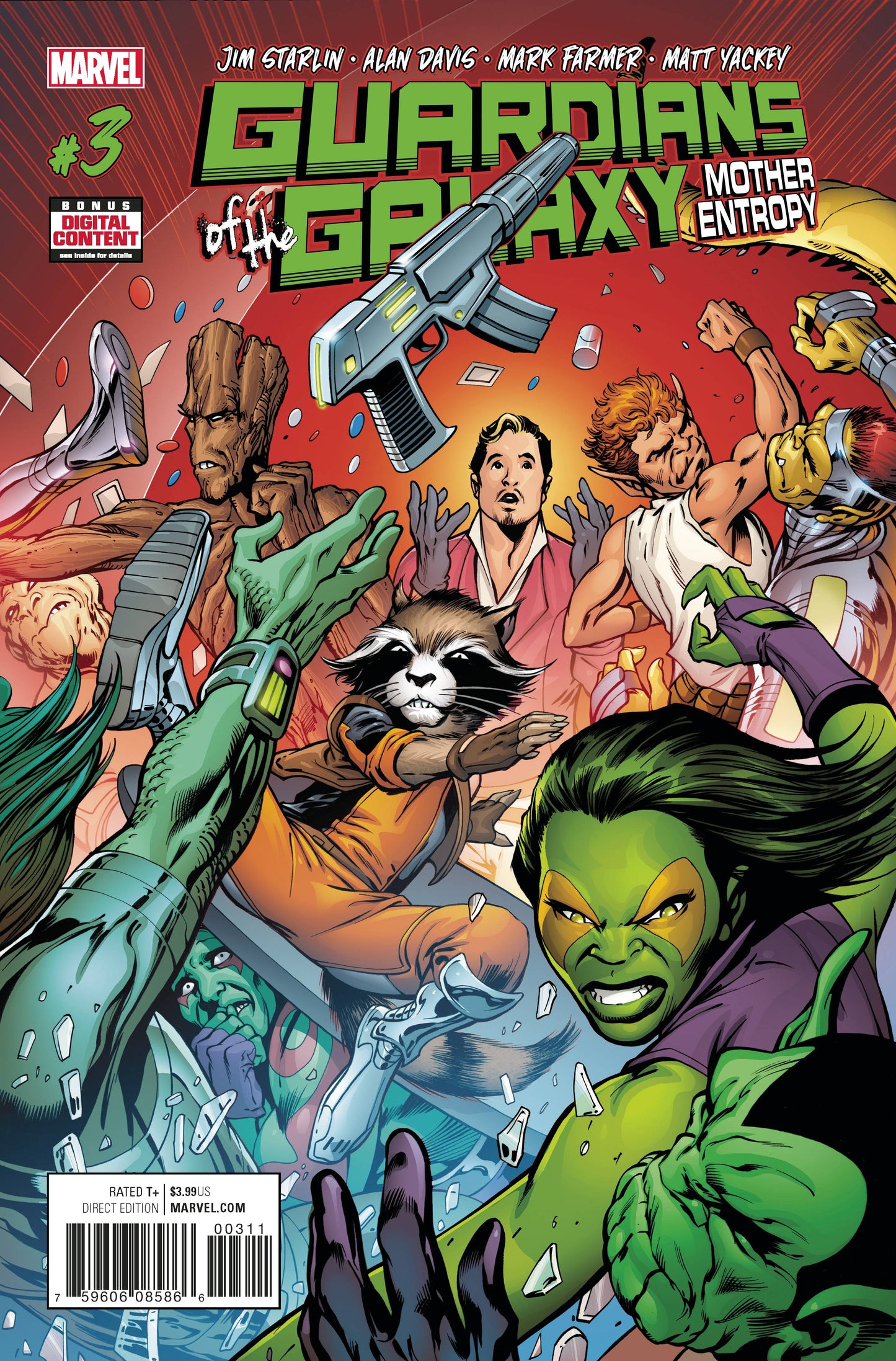 Guardians of the Galaxy: Mother Entropy 3 Comic Book NM