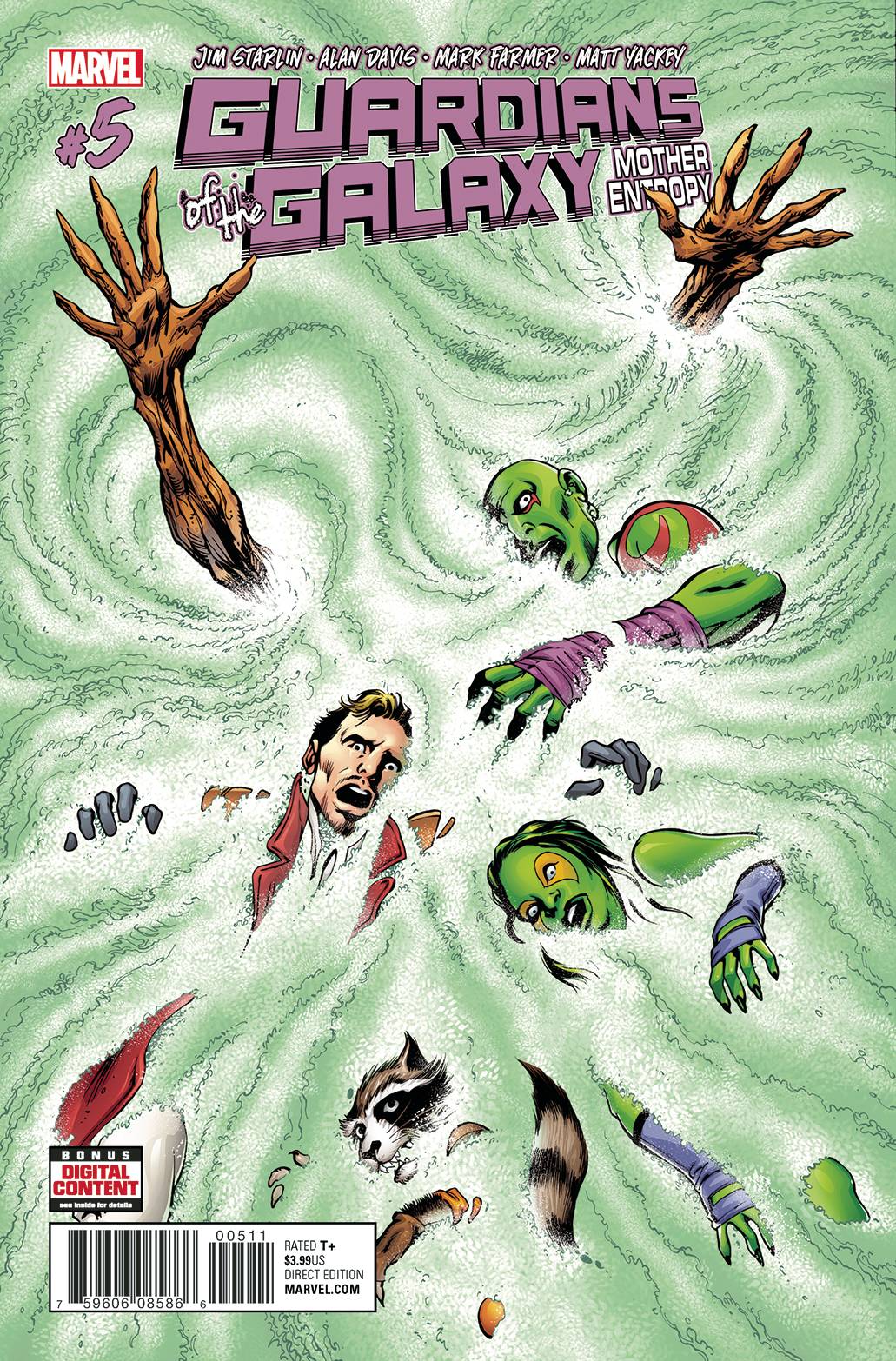 Guardians of the Galaxy: Mother Entropy 5 Comic Book NM