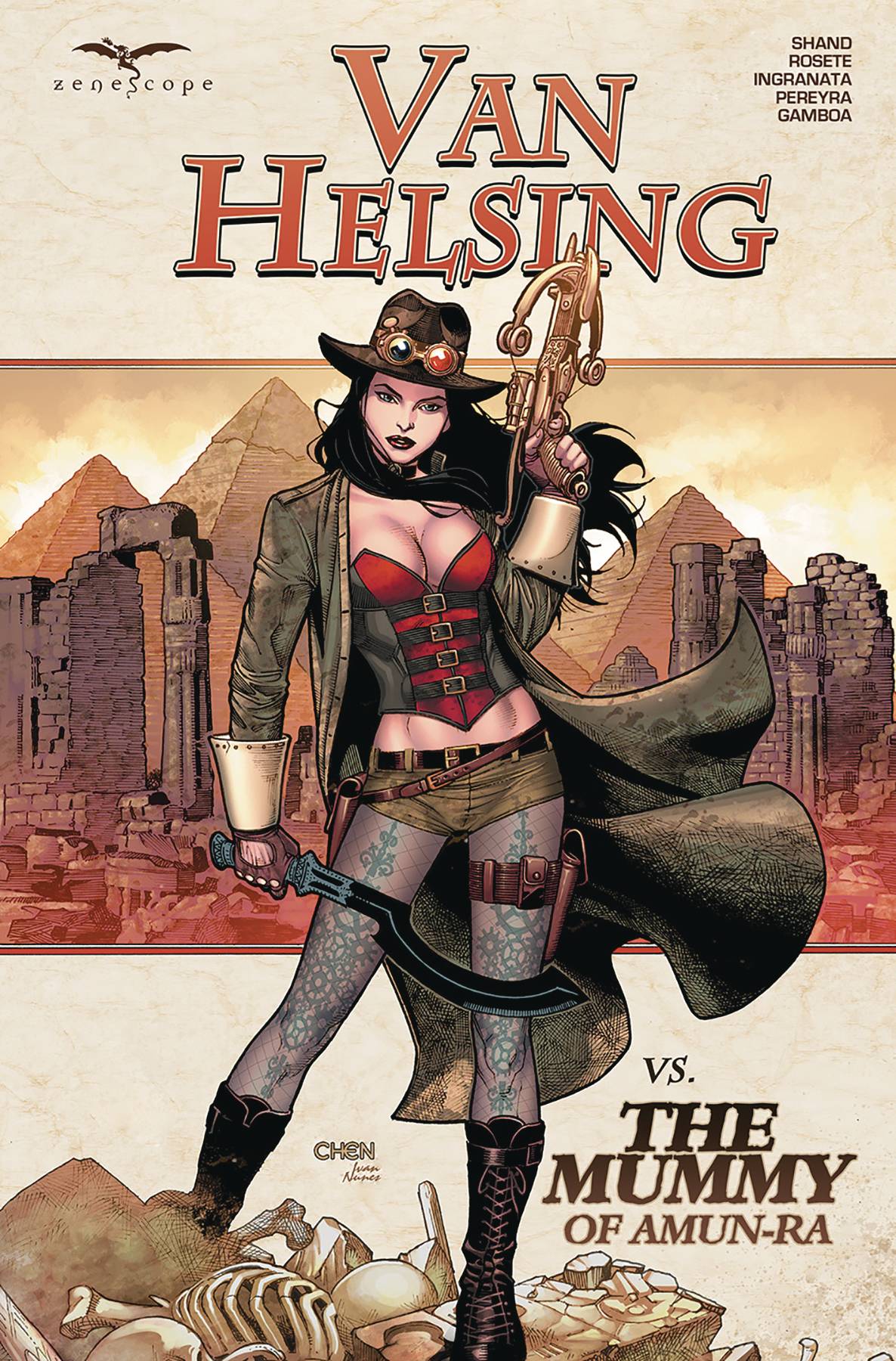 Van Helsing vs The Mummy of Amun-Ra TPB Bk 1  NM