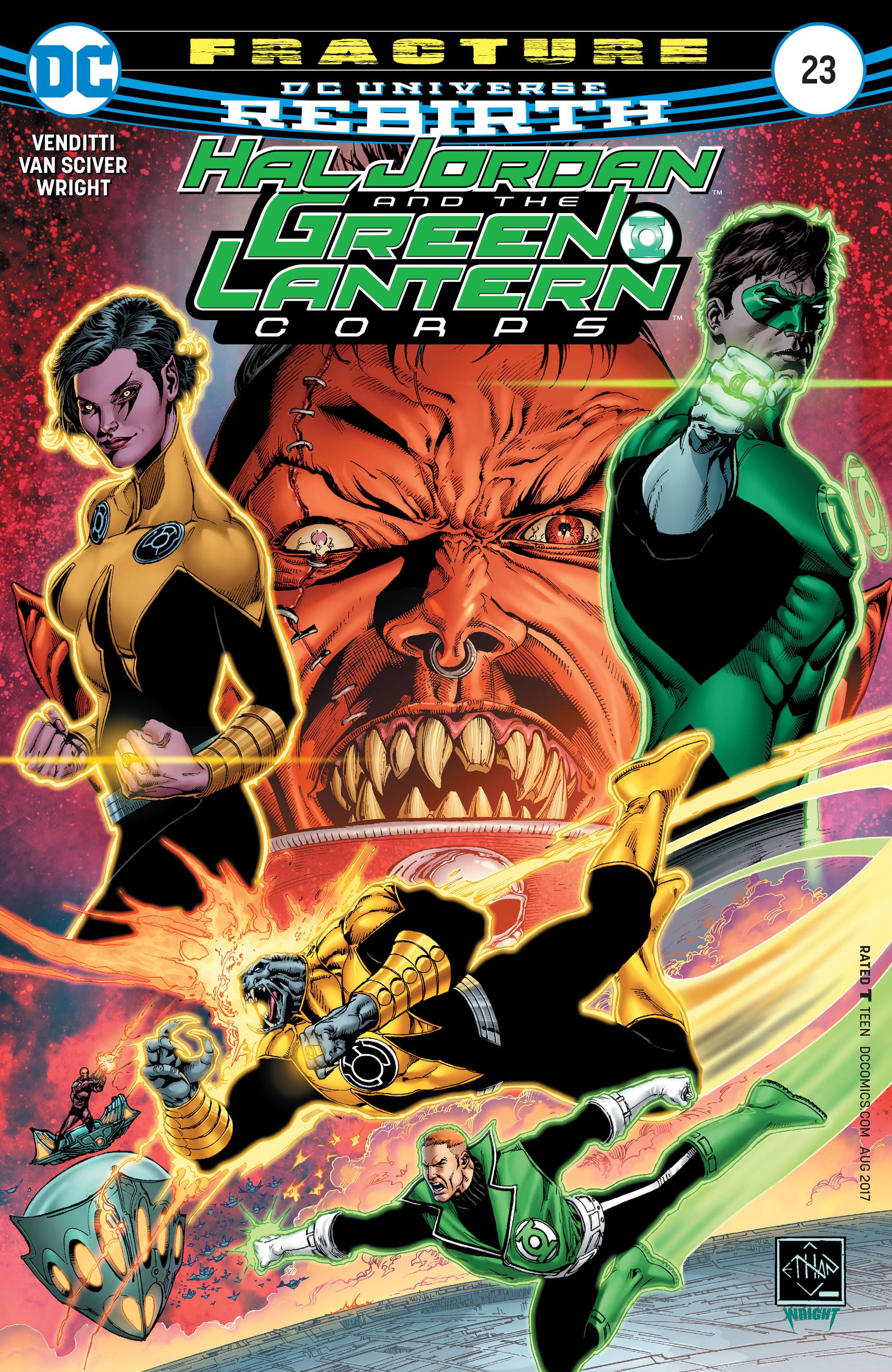 Hal Jordan & the Green Lantern Corps 23 Comic Book NM
