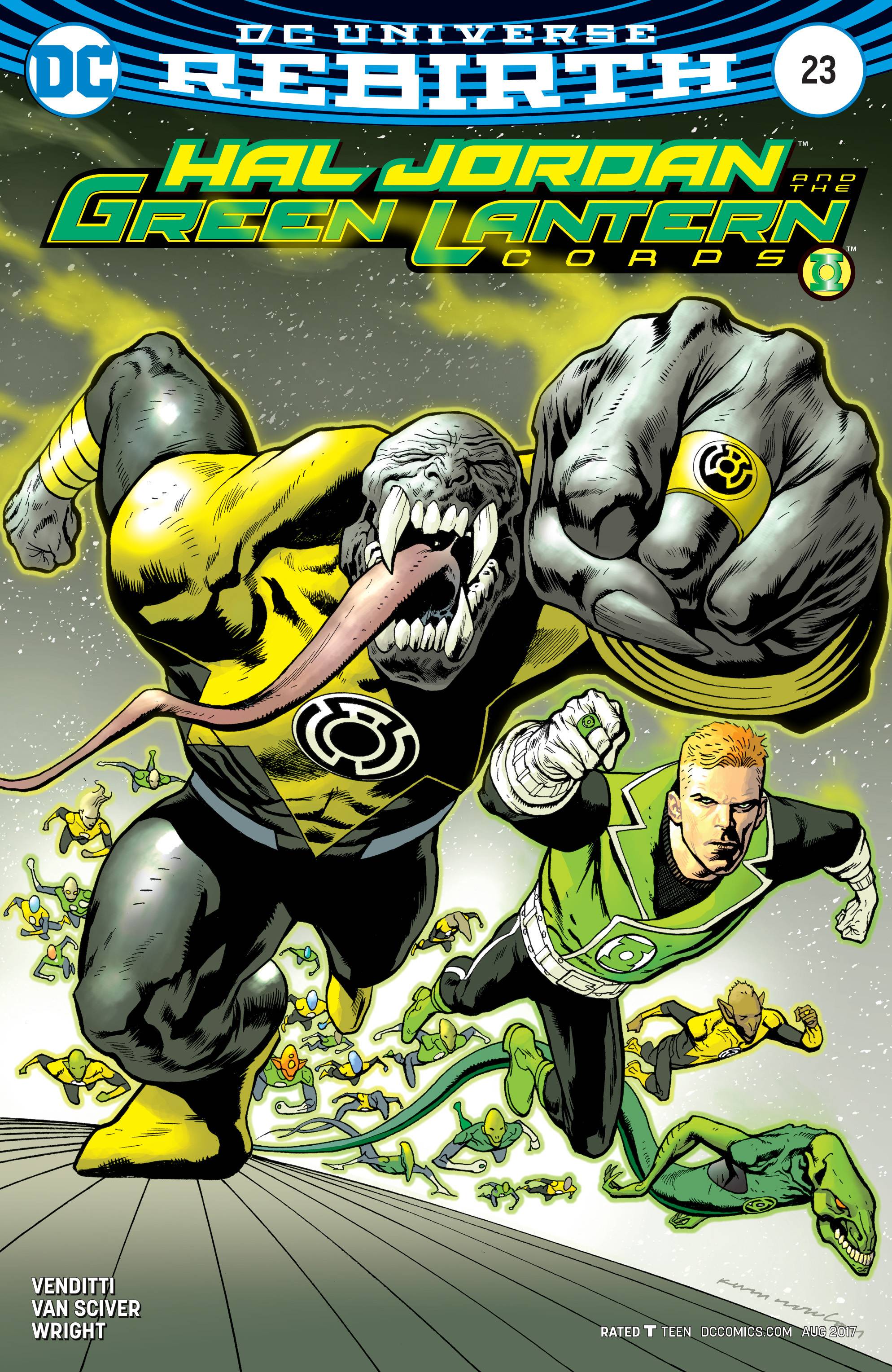 Hal Jordan & the Green Lantern Corps 23 Var A Comic Book NM