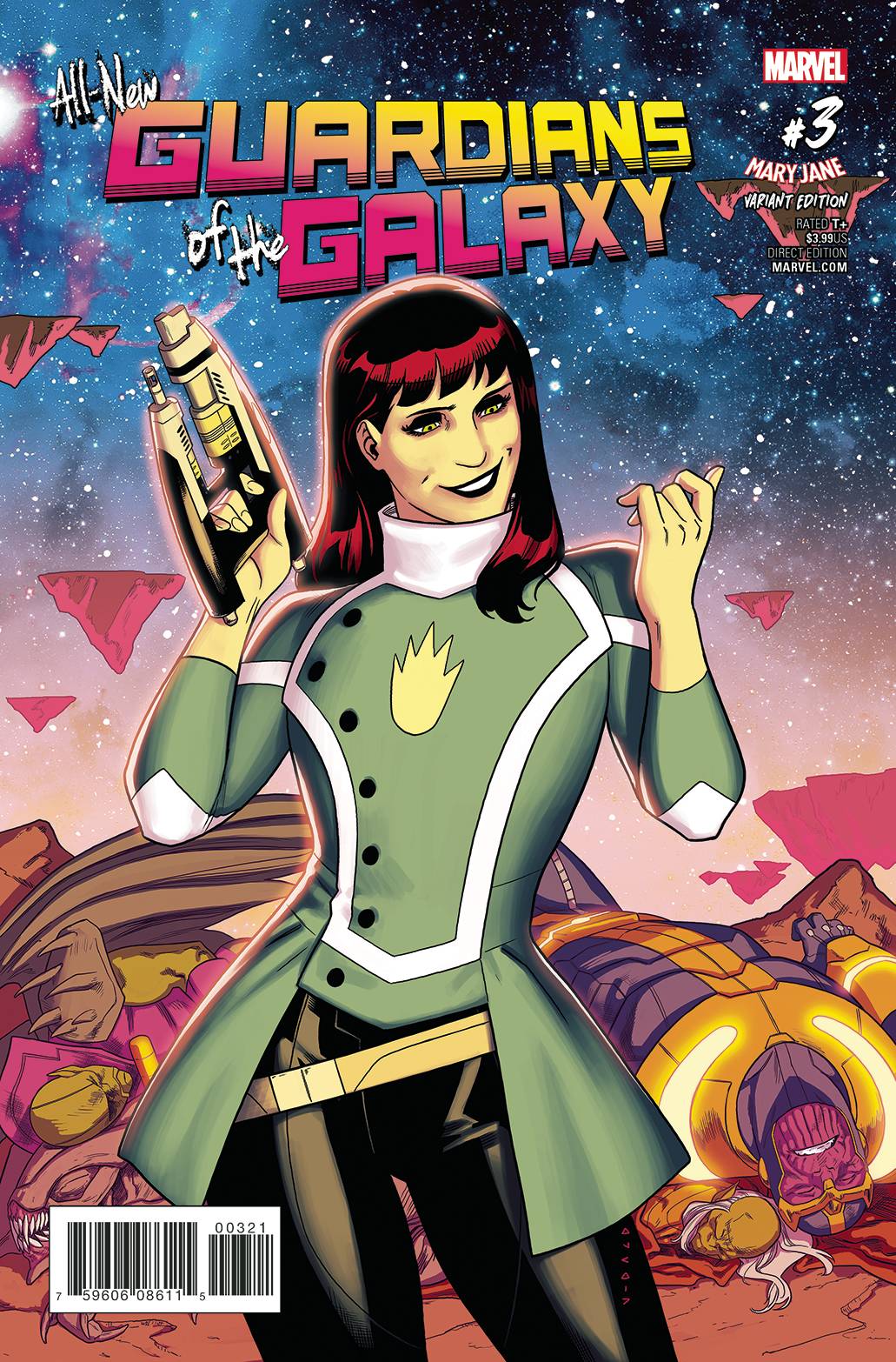 All-New Guardians of the Galaxy 3 Var B Comic Book