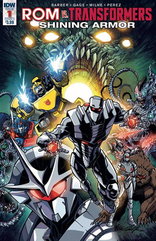 Rom vs. Transformers: Shining Armor 1 Var A Comic Book NM