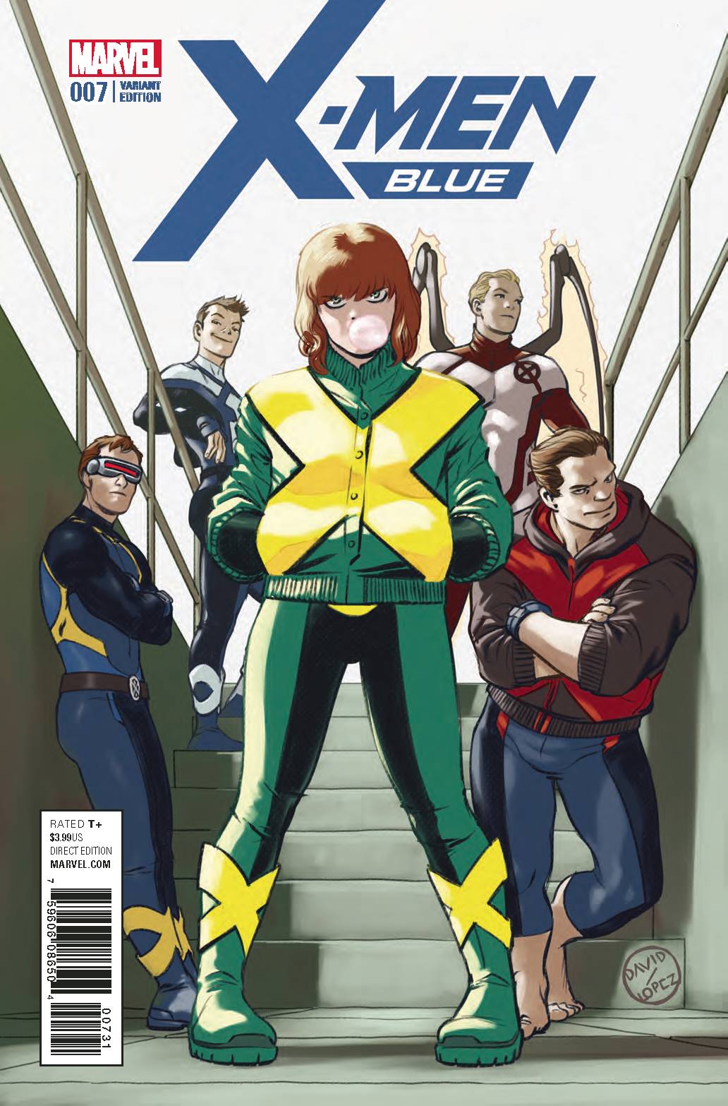 X-Men: Blue 7 Var B Comic Book NM