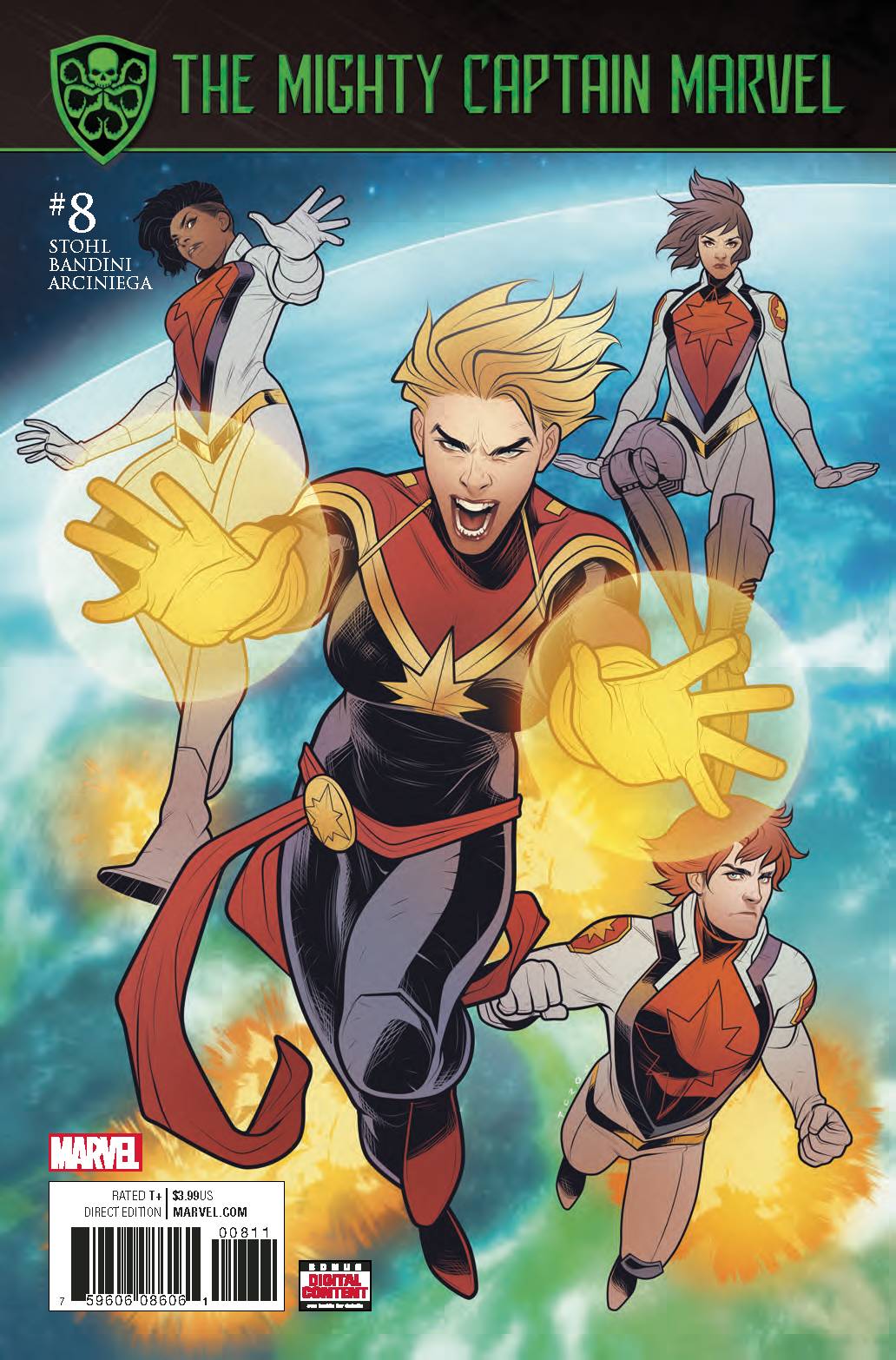 Mighty Captain Marvel 8 Comic Book NM