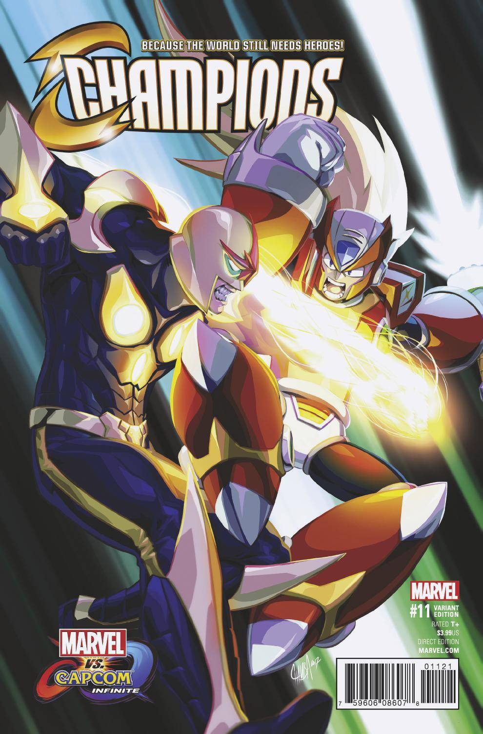 CHAMPIONS #11 CHAMBA MARVEL VS CAPCOM VAR