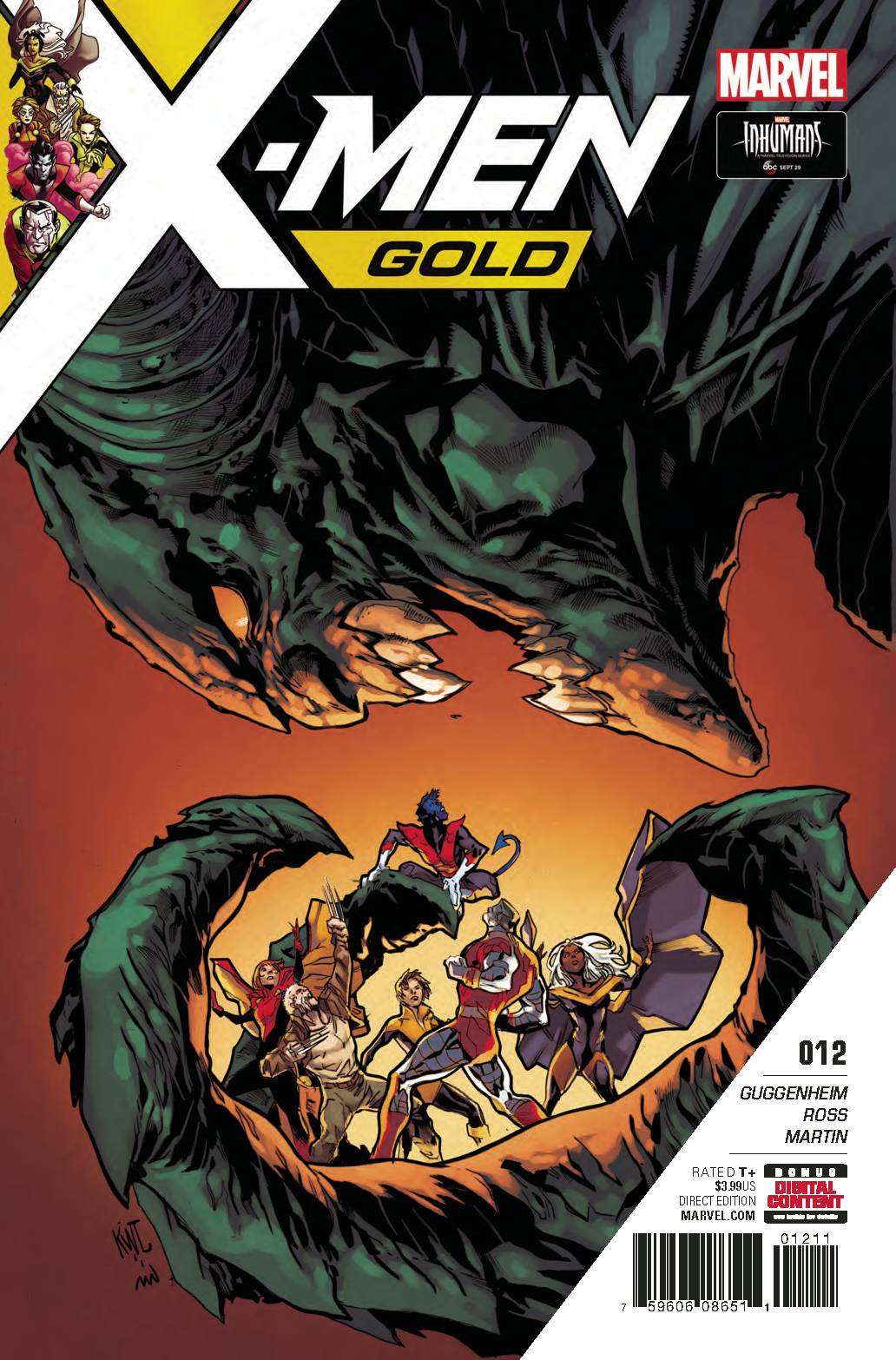 X-Men: Gold (2nd Series) 12 Comic Book NM
