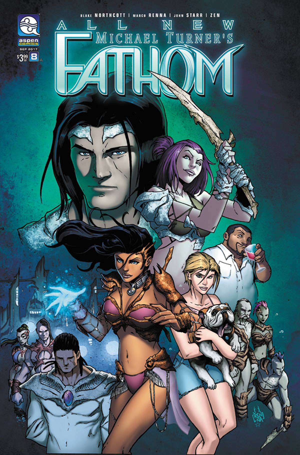 All New Fathom (Michael Turner’s…) 8 Var A Comic Book