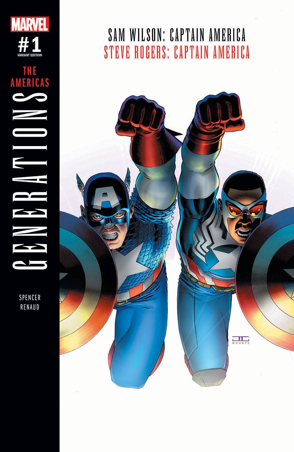 Generations: Sam Wilson Captain America & Steve Rogers Captain America 1 Var A C
