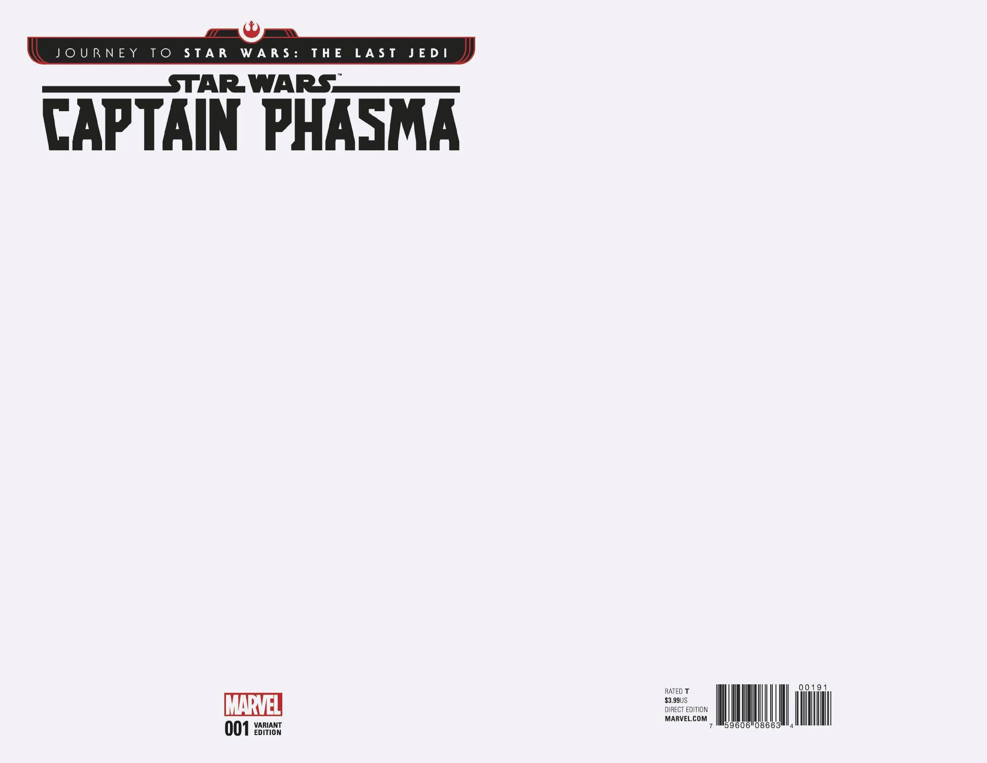 Journey To Star Wars: The Last Jedi—Captain Phasma 1 Var A Comic Book NM