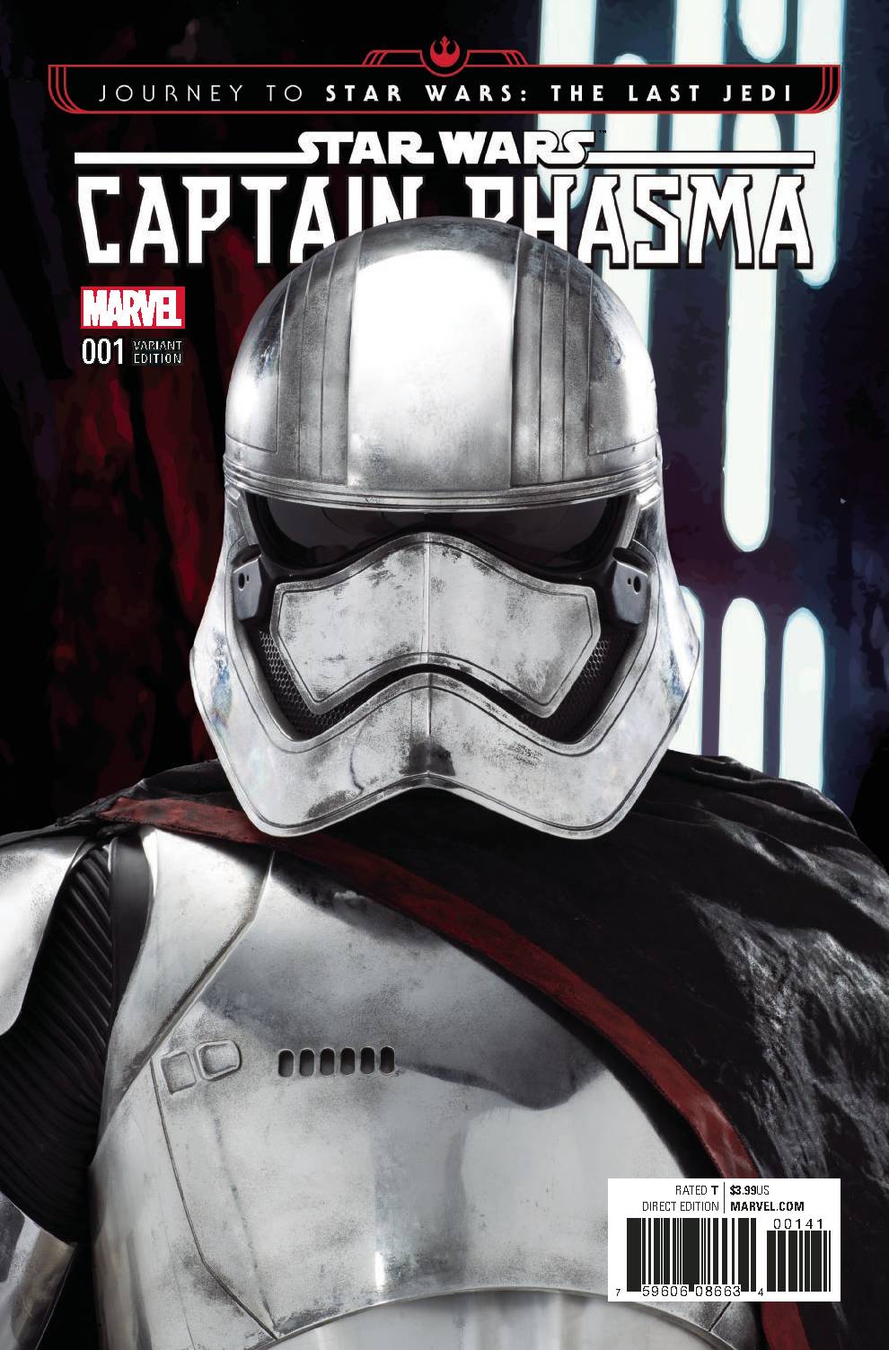 Journey To Star Wars: The Last Jedi—Captain Phasma 1 Var E Comic Book NM