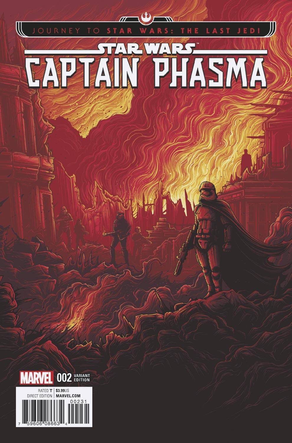 Journey To Star Wars: The Last Jedi—Captain Phasma 2 Var C Comic Book NM