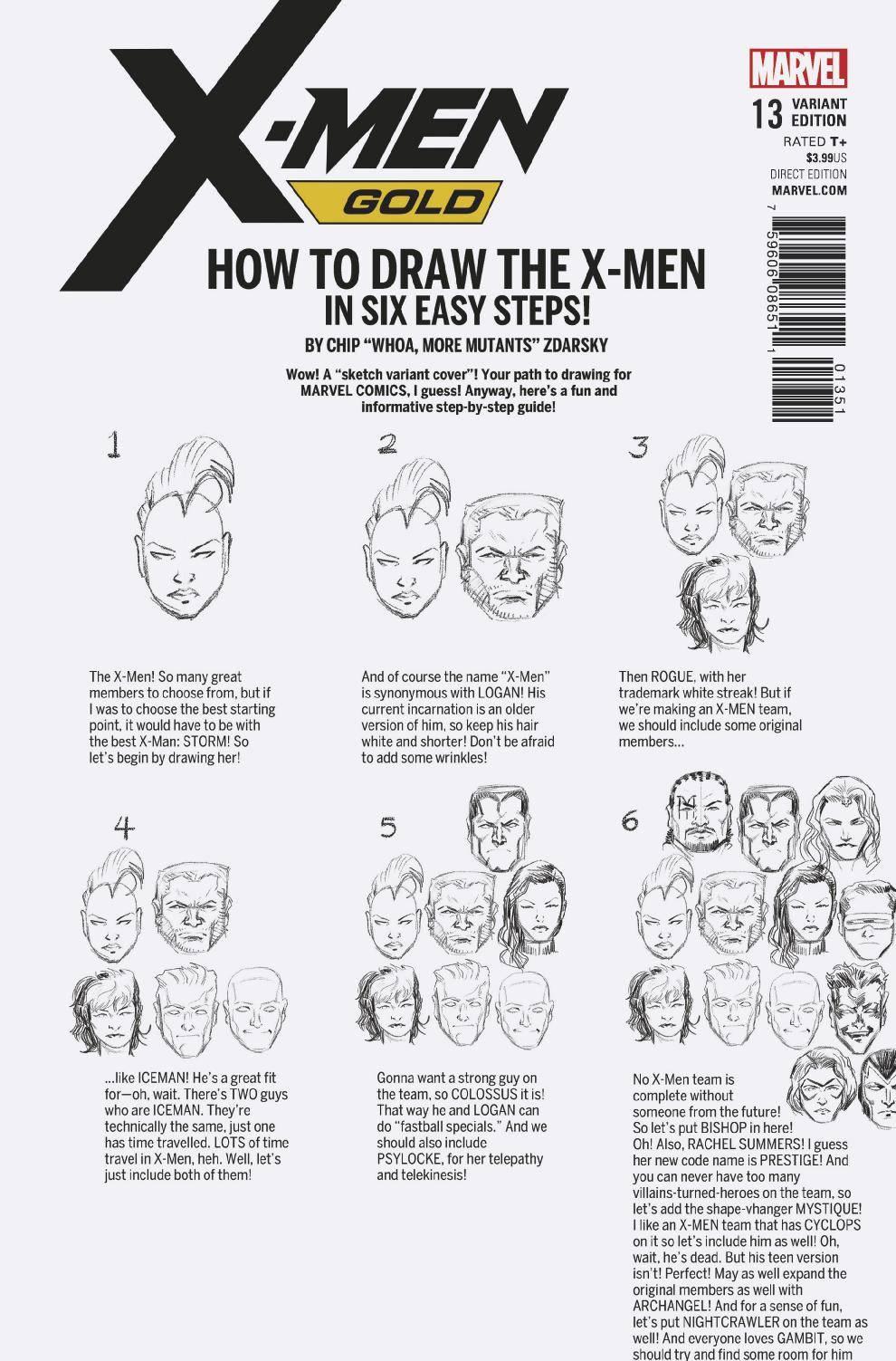 X-Men: Gold (2nd Series) 13 Var D Comic Book NM