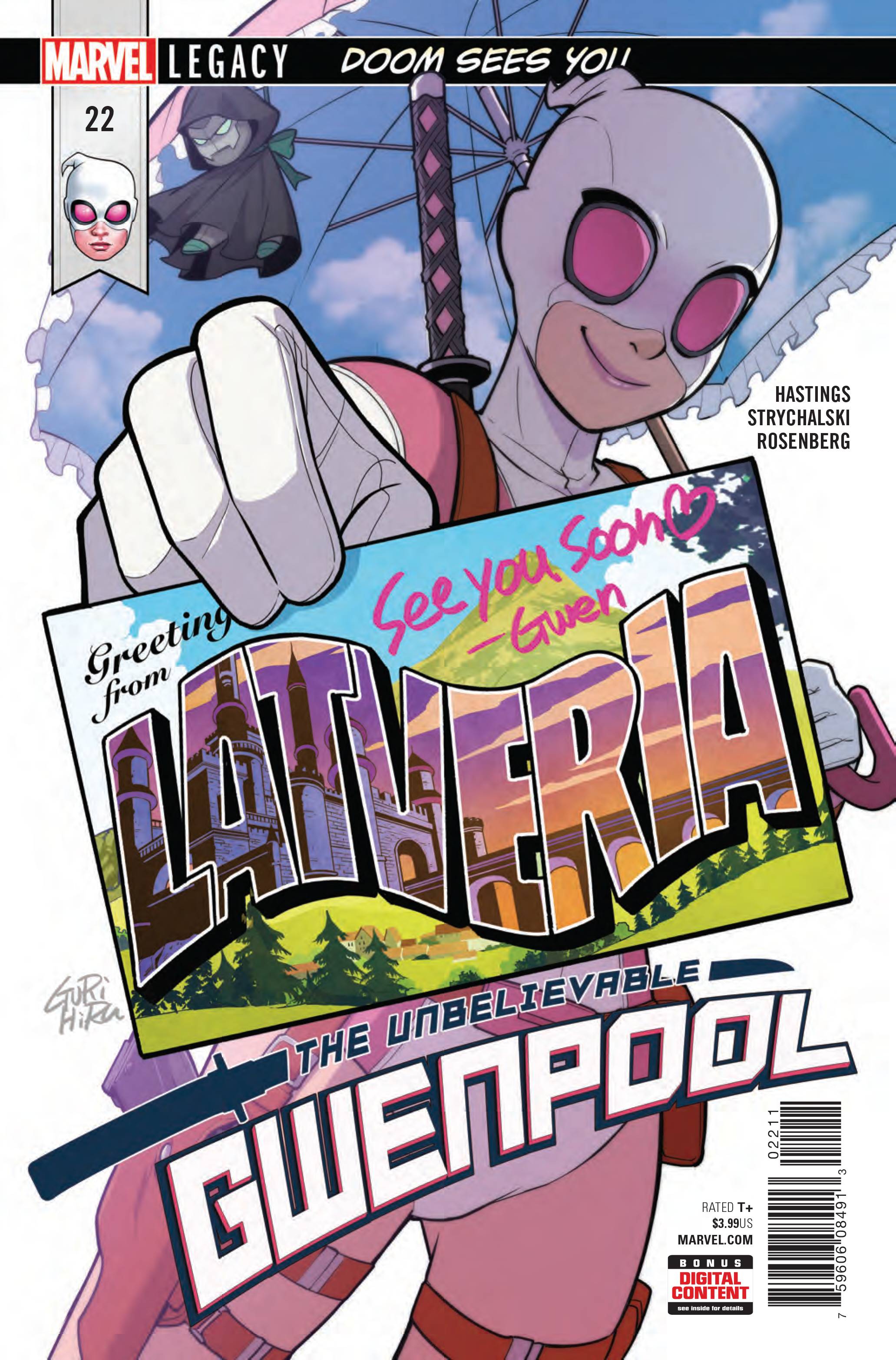 Unbelievable Gwenpool 22 Comic Book NM