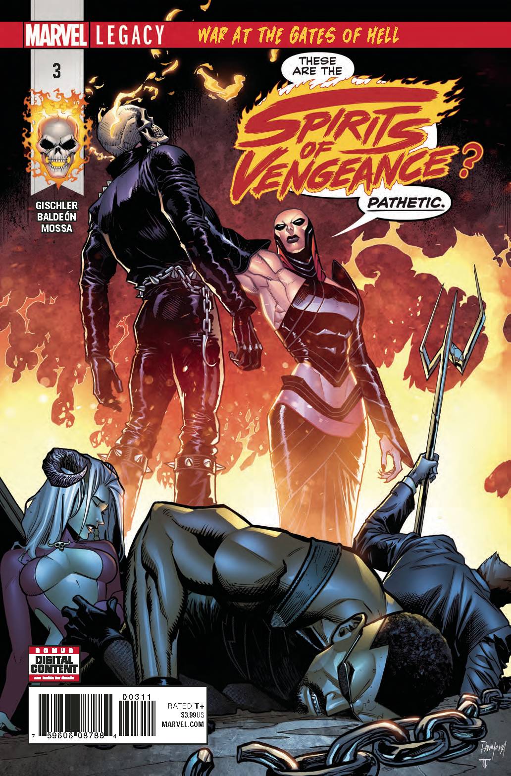 Spirits of Vengeance 3 Comic Book NM