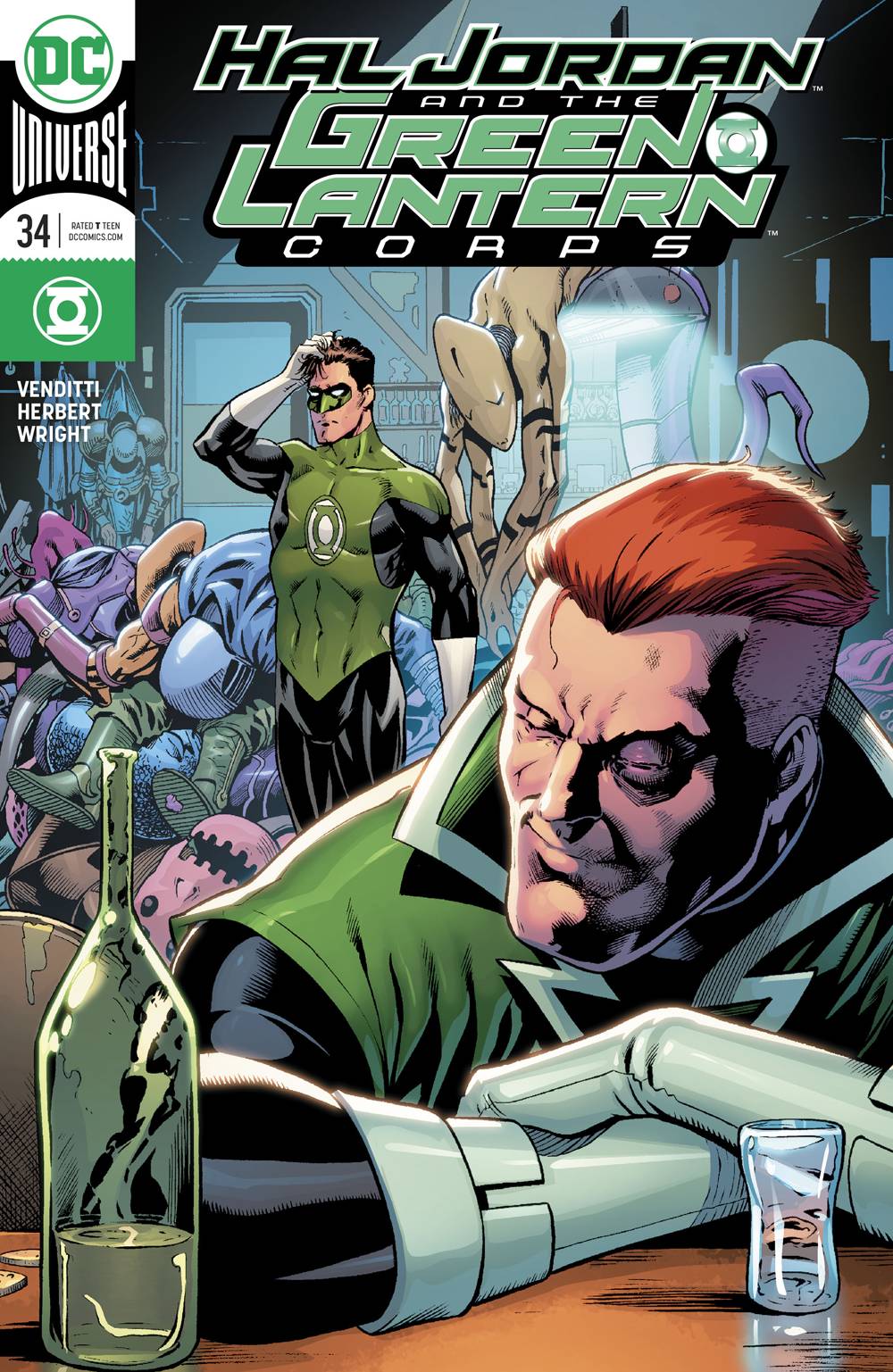 Hal Jordan & the Green Lantern Corps 34 Var A Comic Book NM