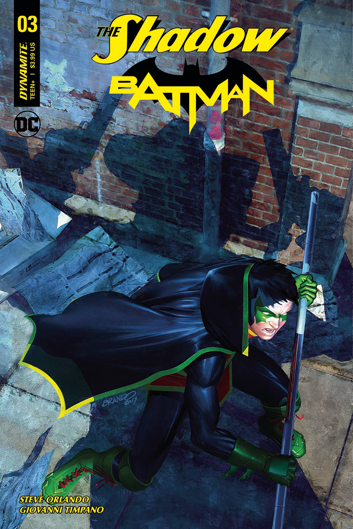 Shadow/Batman 3 Var B Comic Book NM