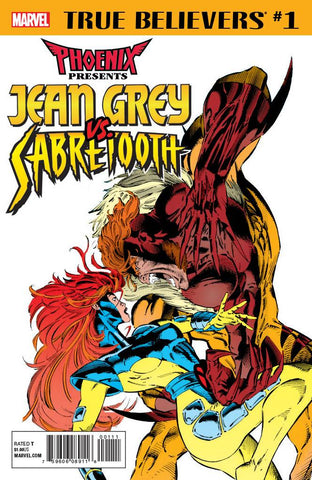 True Believers: Phoenix Presents Jean Grey Vs. Sabertooth 1 Comic Book NM