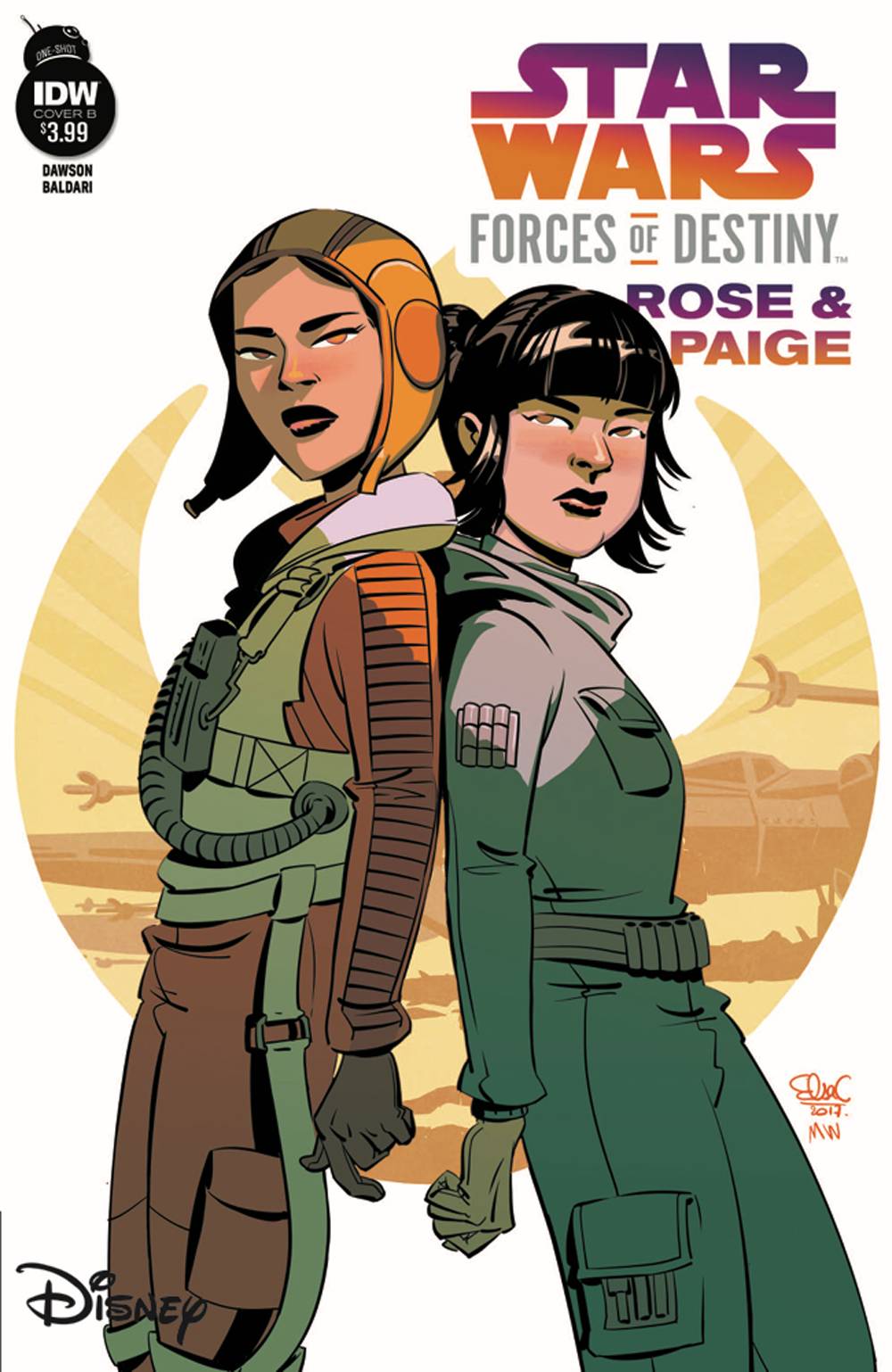 Star Wars Forces of Destiny—Rose & Paige 1 Var B Comic Book NM