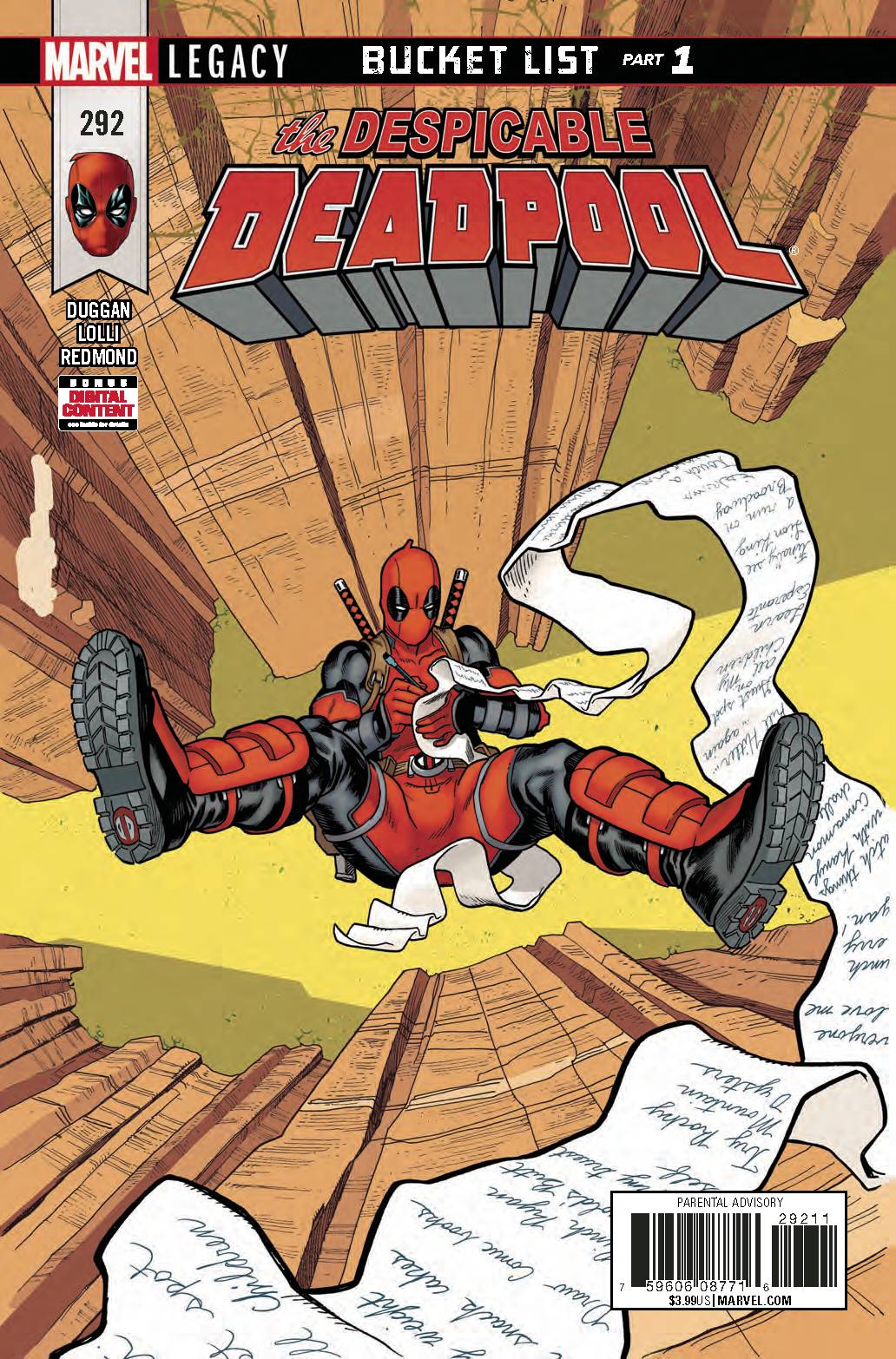Despicable Deadpool 292 Comic Book NM
