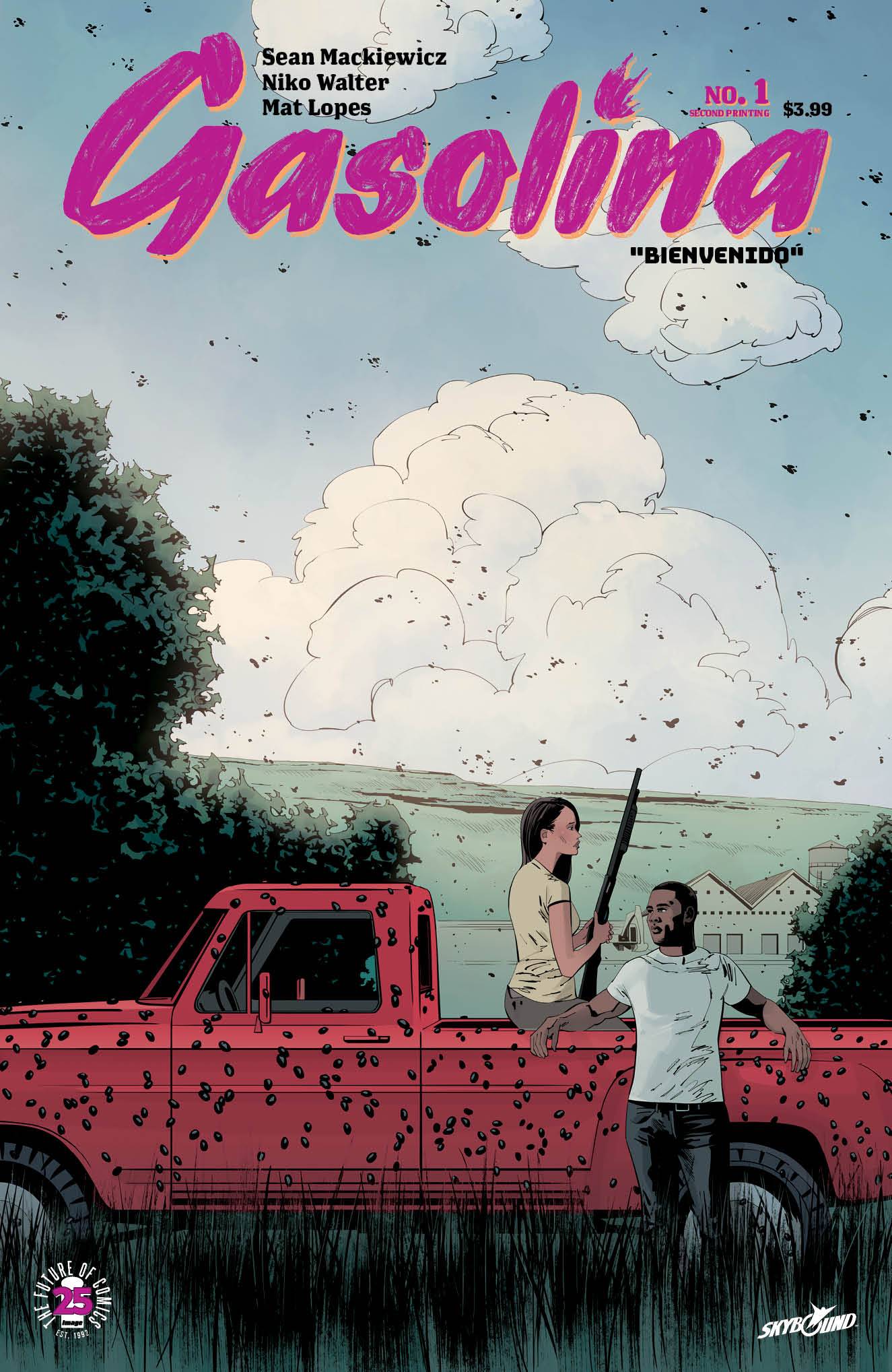 Gasolina #1 2nd Printing Variant Cover