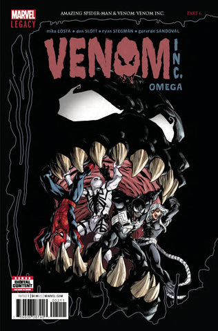 Amazing Spider-Man: Venom Inc. Omega 1 Comic Book