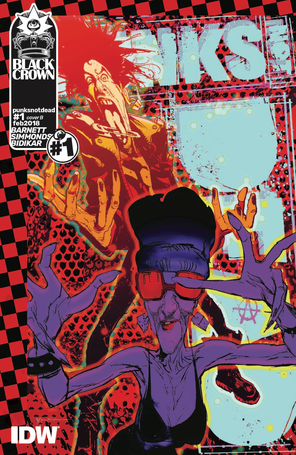 Punks Not Dead 1 Var B Comic Book NM