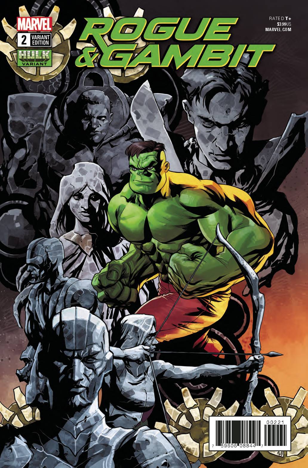 Rogue & Gambit #2 (Of 5) Hulk Variant Leg