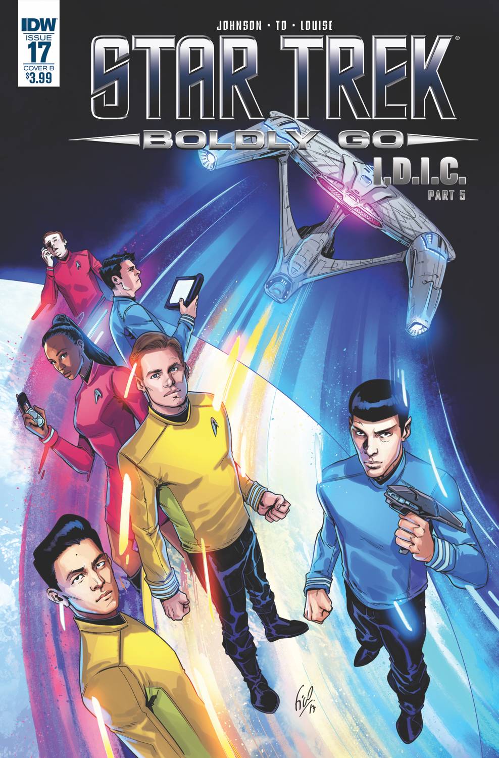 Star Trek: Boldly Go 17 Var B Comic Book NM