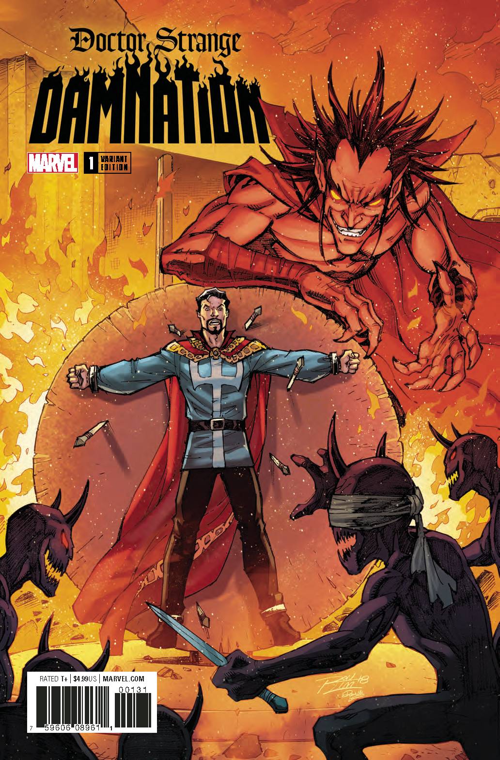 Doctor Strange: Damnation 1 Var B Comic Book NM