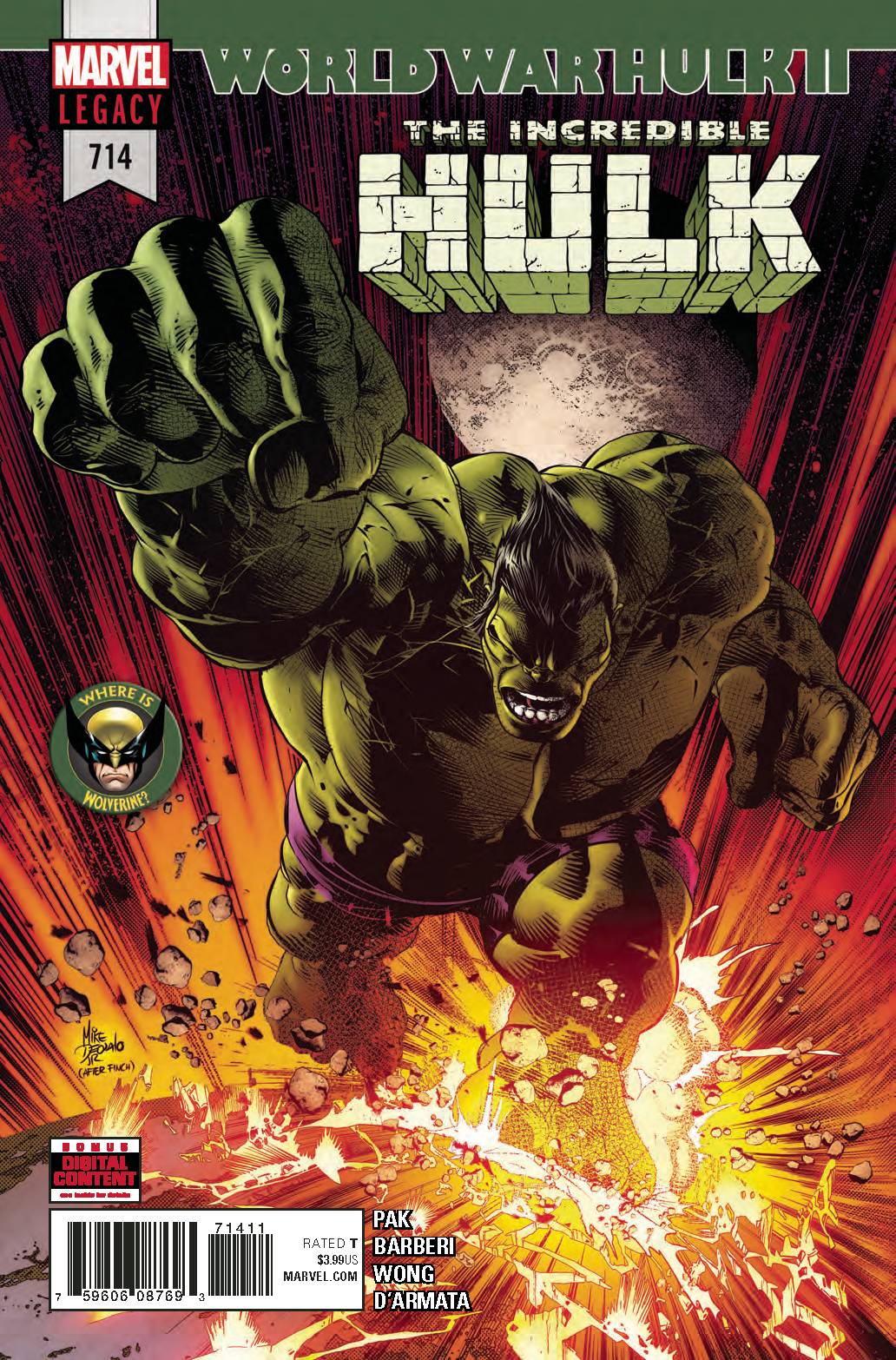 Incredible Hulk 714 Comic Book NM