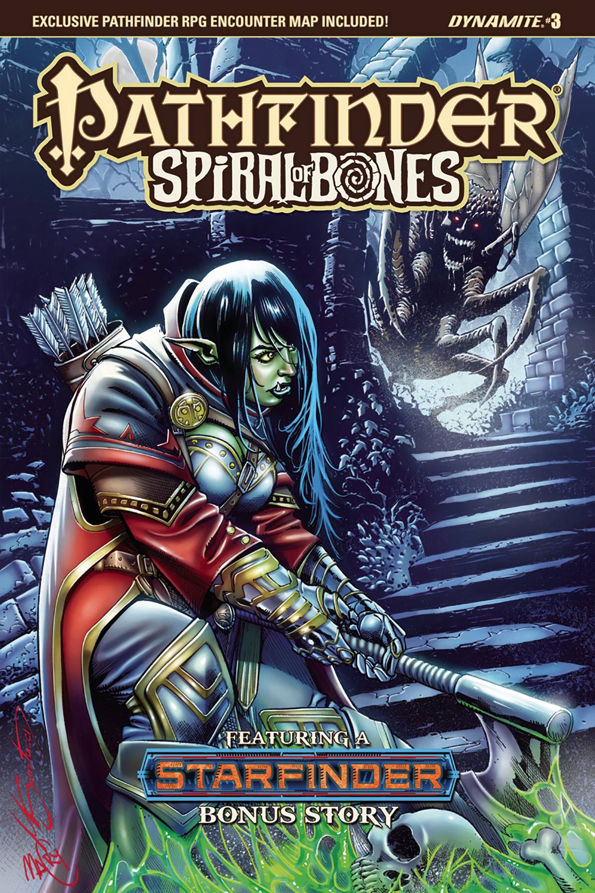 Pathfinder: Spiral of Bones 3 Var A Comic Book NM