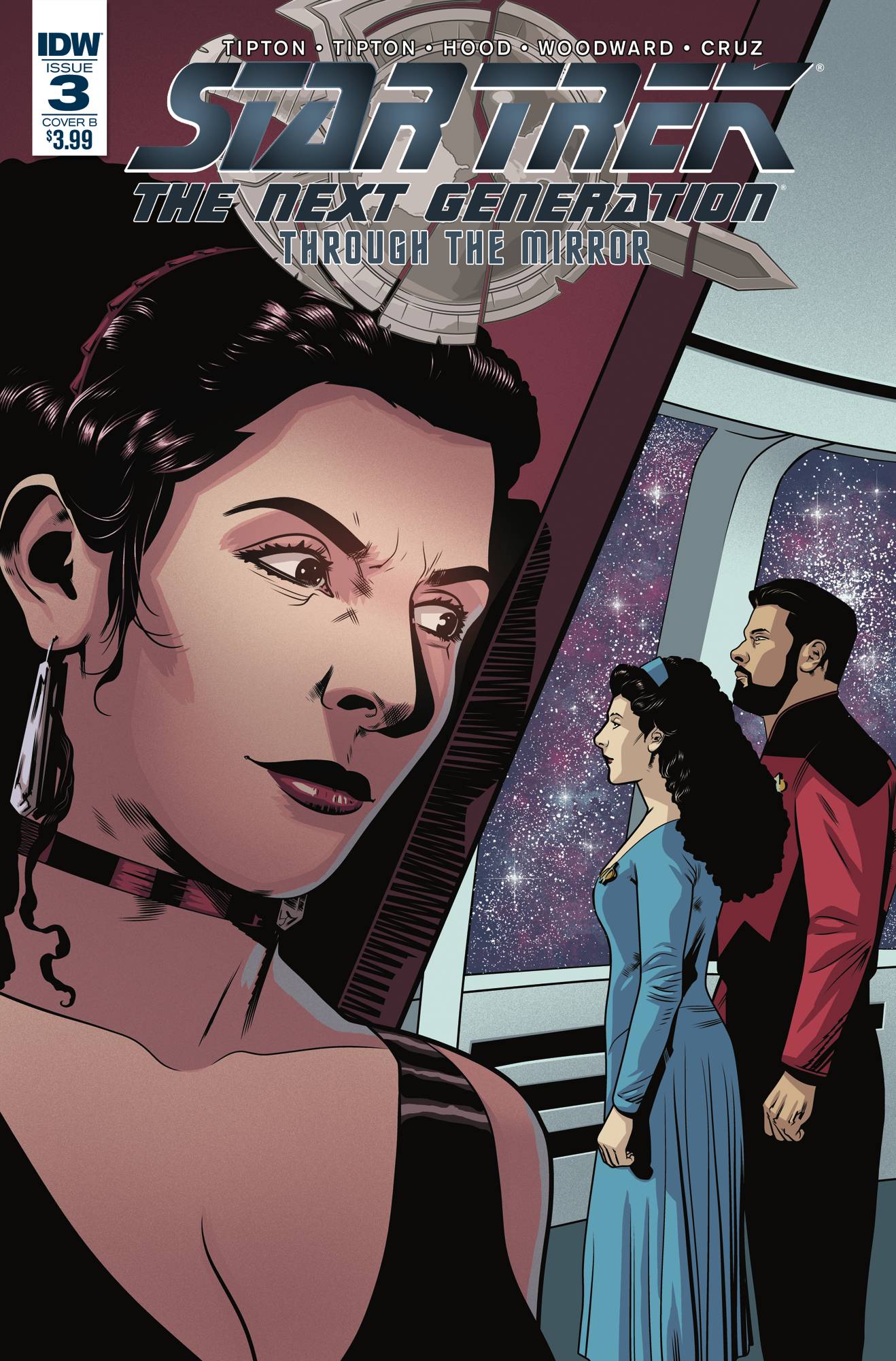 Star Trek: The Next Generation: Through The Mirror 3 Var B Comic Book NM