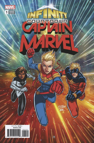 Infinity Countdown: Captain Marvel 1 Var A Comic Book NM