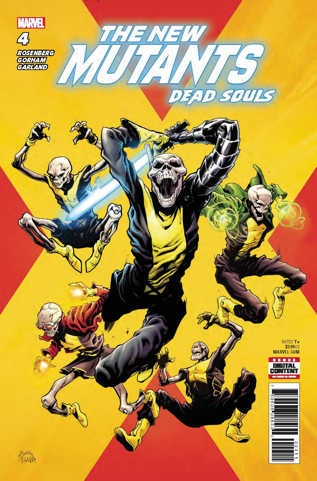 New Mutants: Dead Souls 4 Comic Book NM