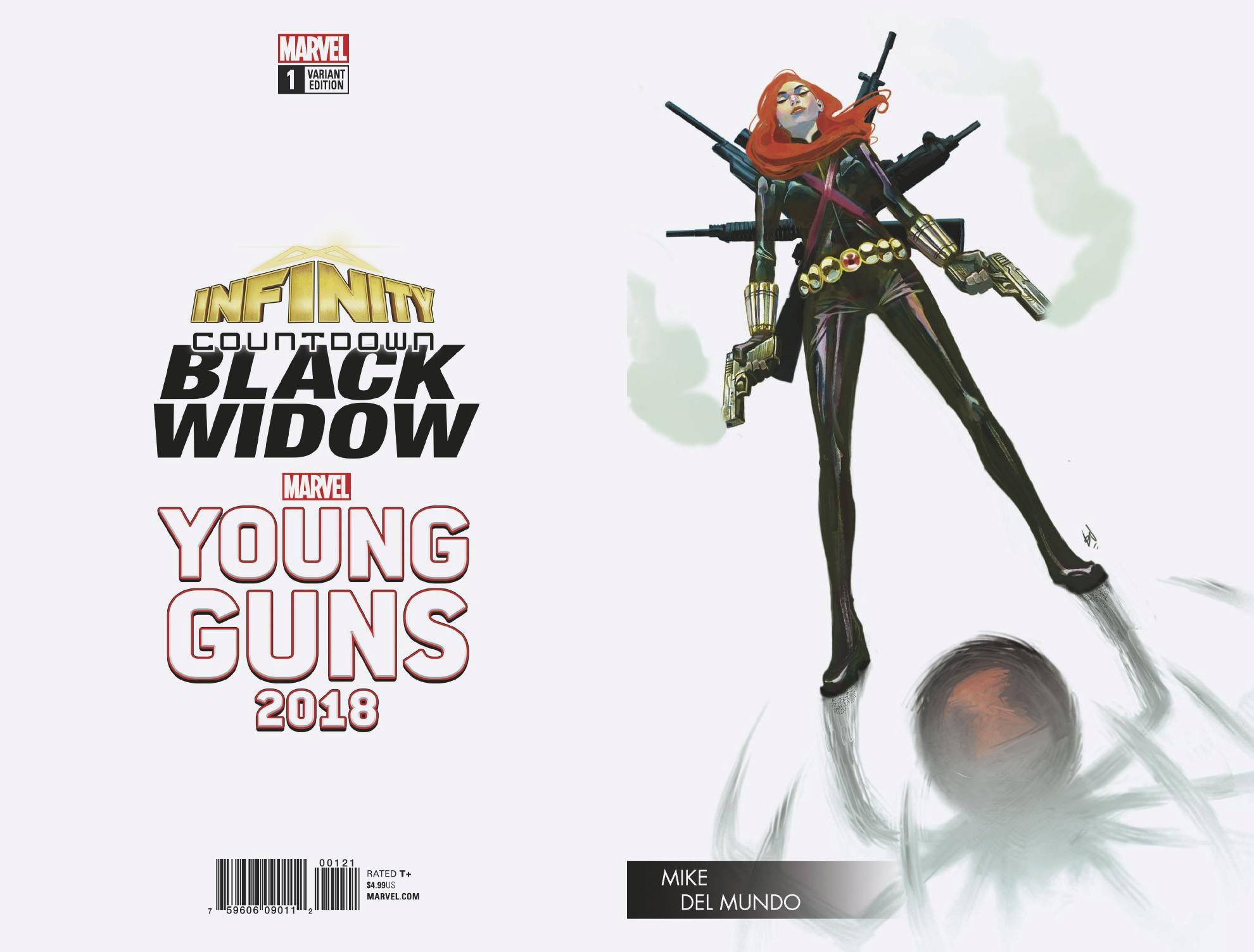 Infinity Countdown: Black Widow 1 Var B Comic Book NM