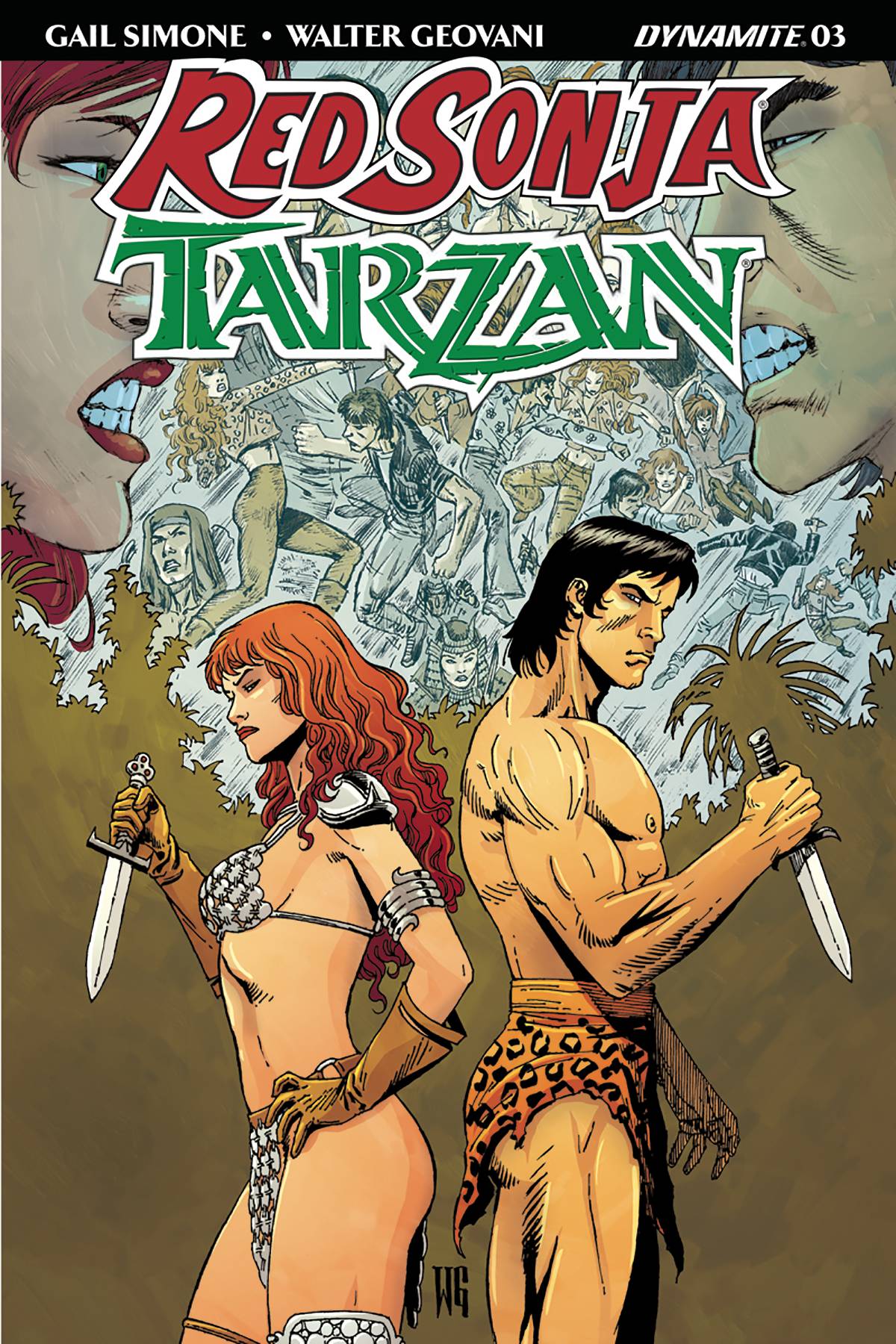 Red Sonja/Tarzan 3 Var B Comic Book NM