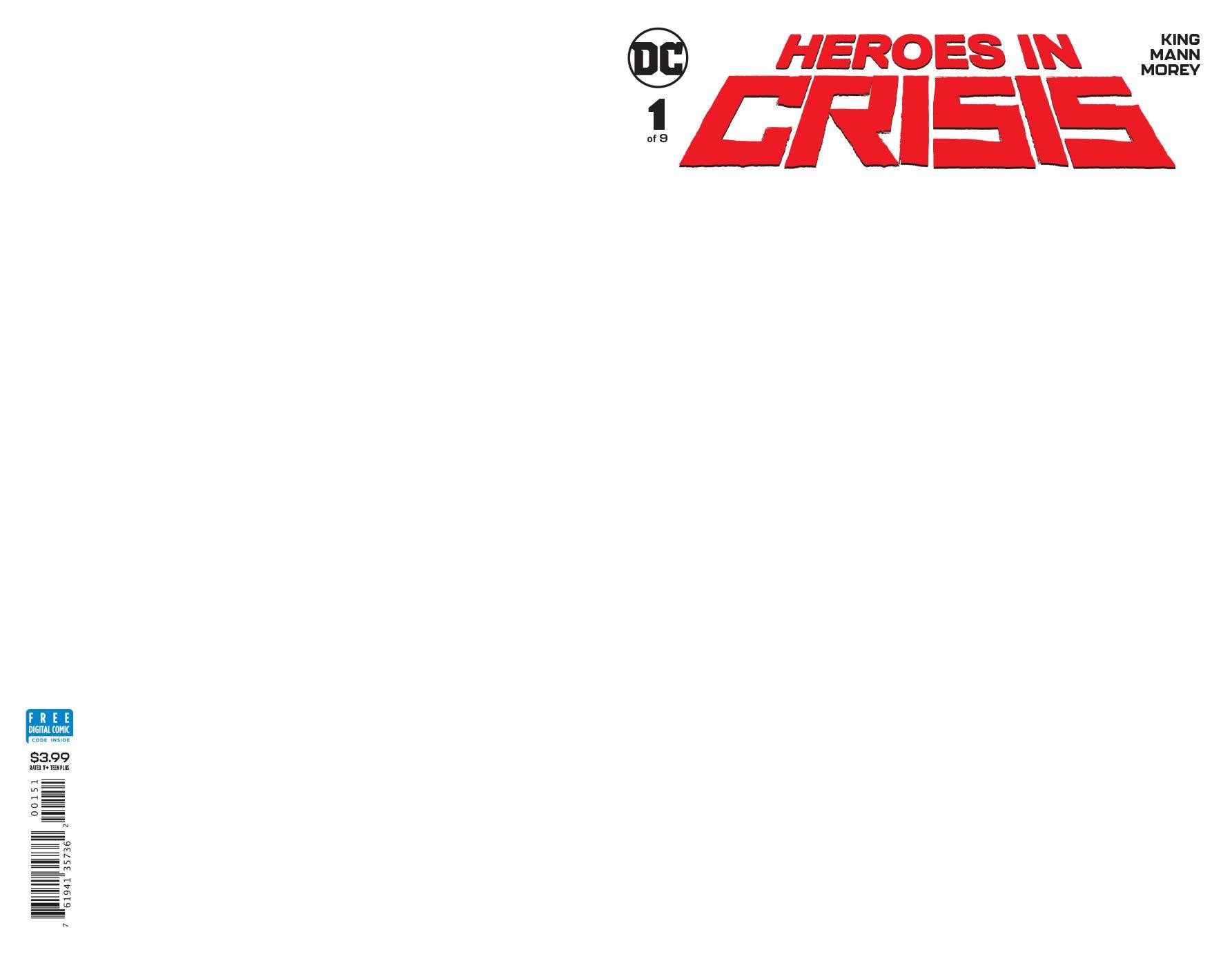 Heroes In Crisis 1 Var D Comic Book NM